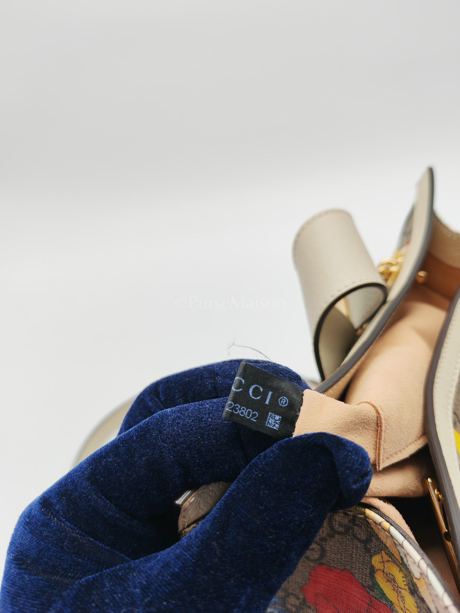 Padlock Flora in Supreme Canvas Tote Bag | Purse Maison Luxury Bags Shop