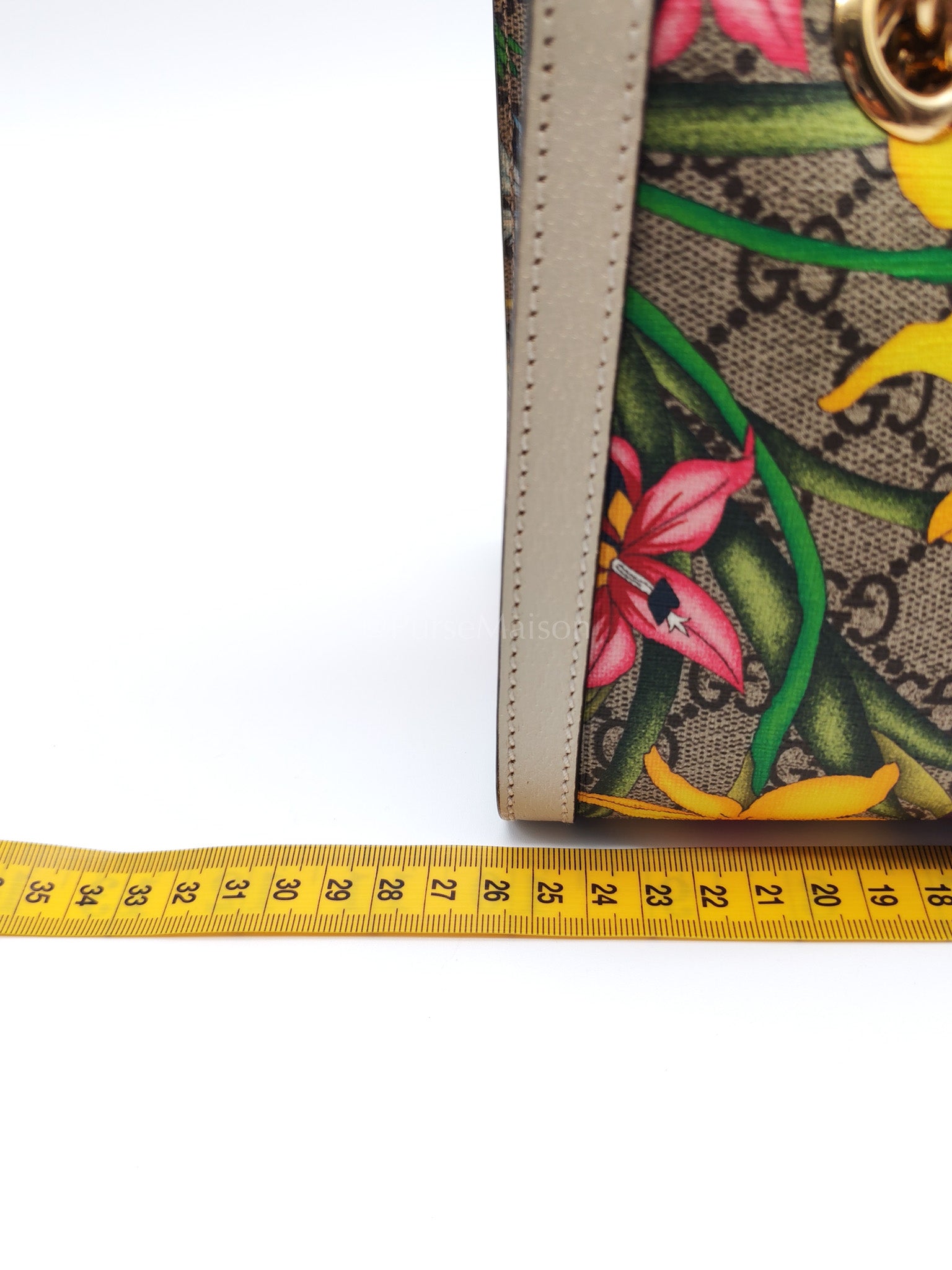 Padlock Flora in Supreme Canvas Tote Bag | Purse Maison Luxury Bags Shop