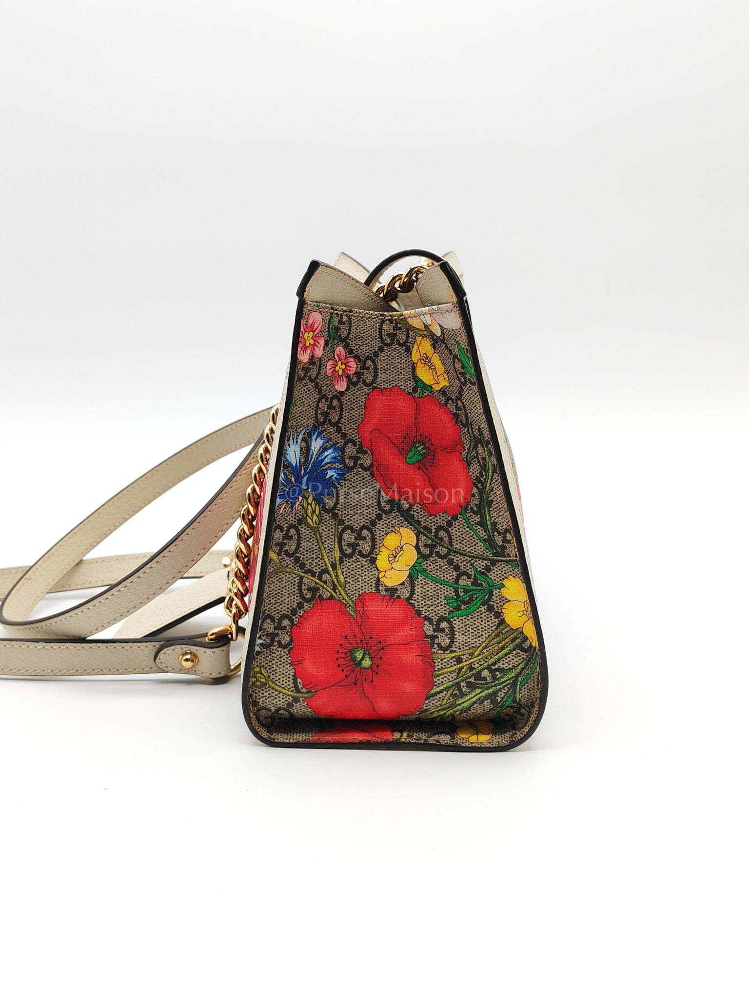 Padlock Flora in Supreme Canvas Tote Bag | Purse Maison Luxury Bags Shop