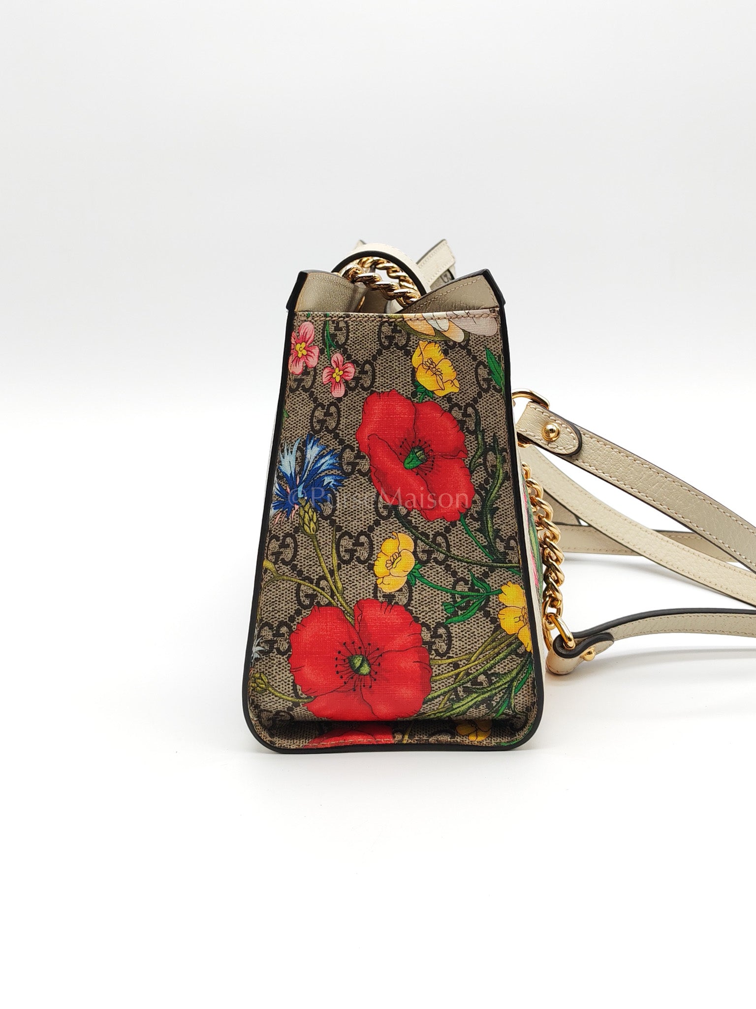 Padlock Flora in Supreme Canvas Tote Bag | Purse Maison Luxury Bags Shop