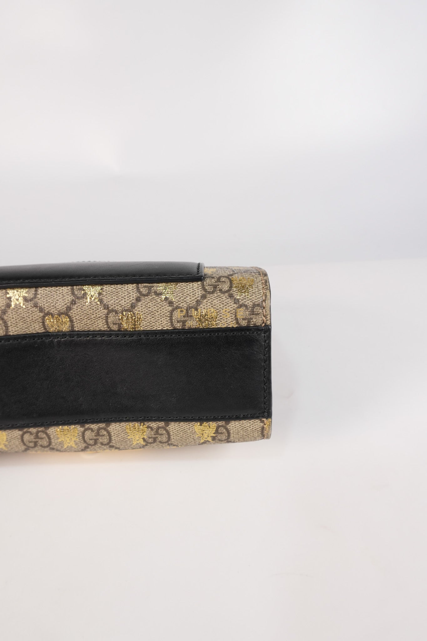 Padlock Mini Bees Supreme Canvas & Gold Hardware | Purse Maison Luxury Bags Shop