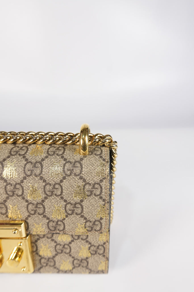 Padlock Mini in GG Bees Supreme Canvas | Purse Maison Luxury Bags Shop