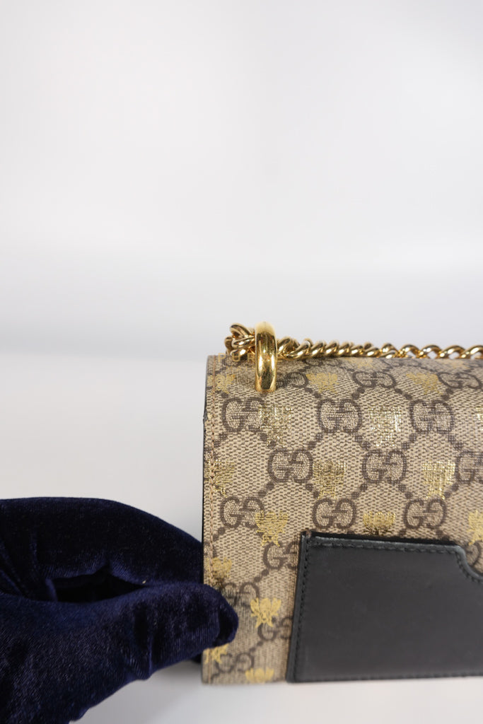 Padlock Mini in GG Bees Supreme Canvas | Purse Maison Luxury Bags Shop