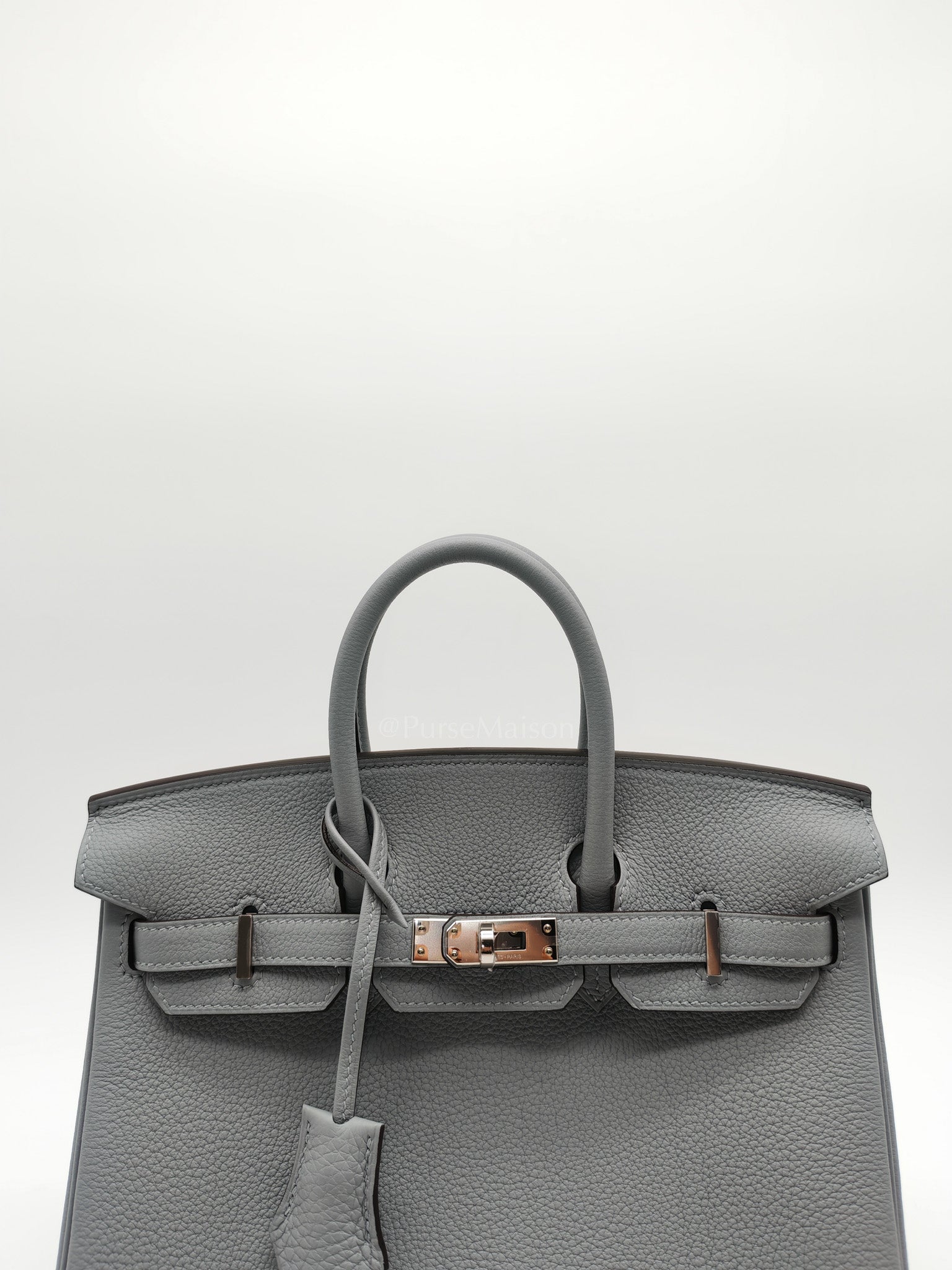 Birkin 25 in Gris Pantin Togo Leather & Palladium Hardware Stamp K(2025)