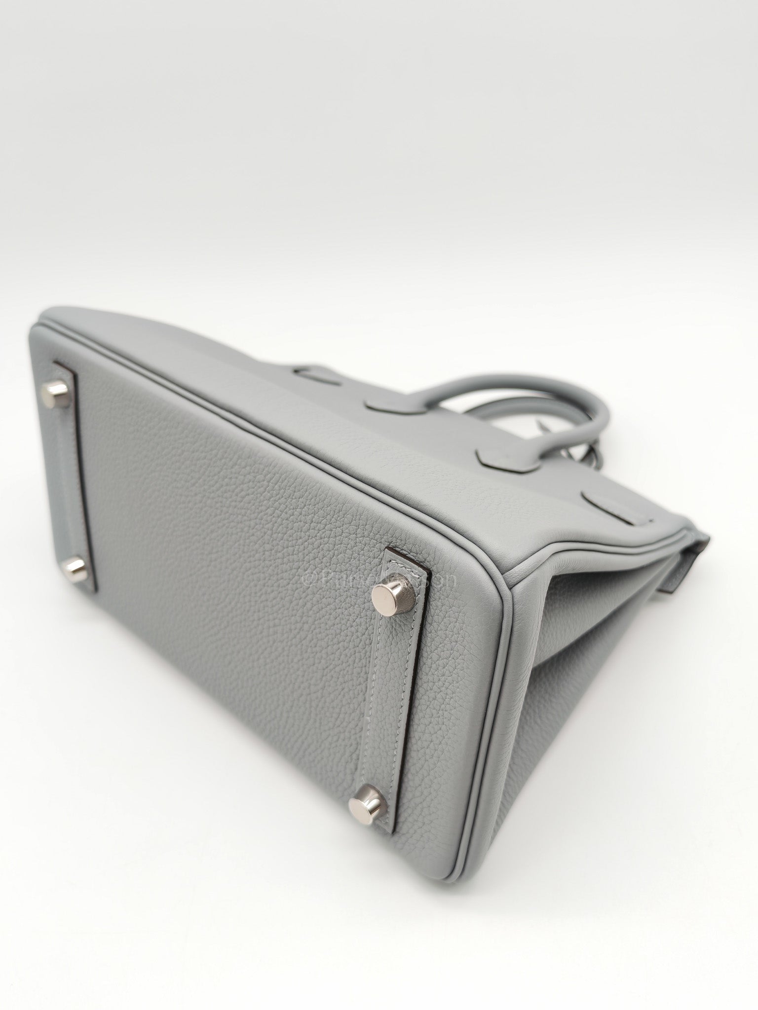 Birkin 25 in Gris Pantin Togo Leather & Palladium Hardware Stamp K(2025)