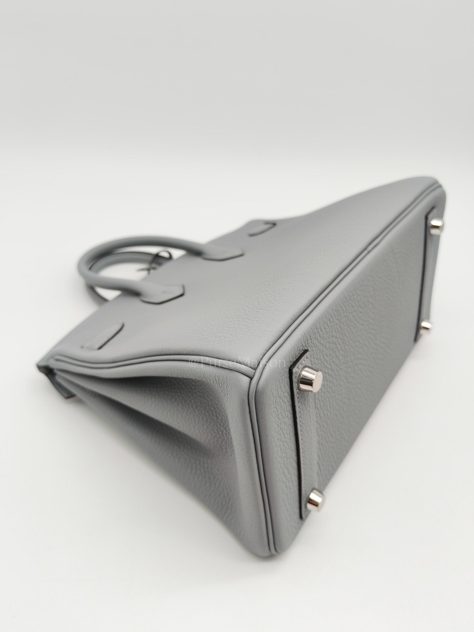 Birkin 25 in Gris Pantin Togo Leather & Palladium Hardware Stamp K(2025)