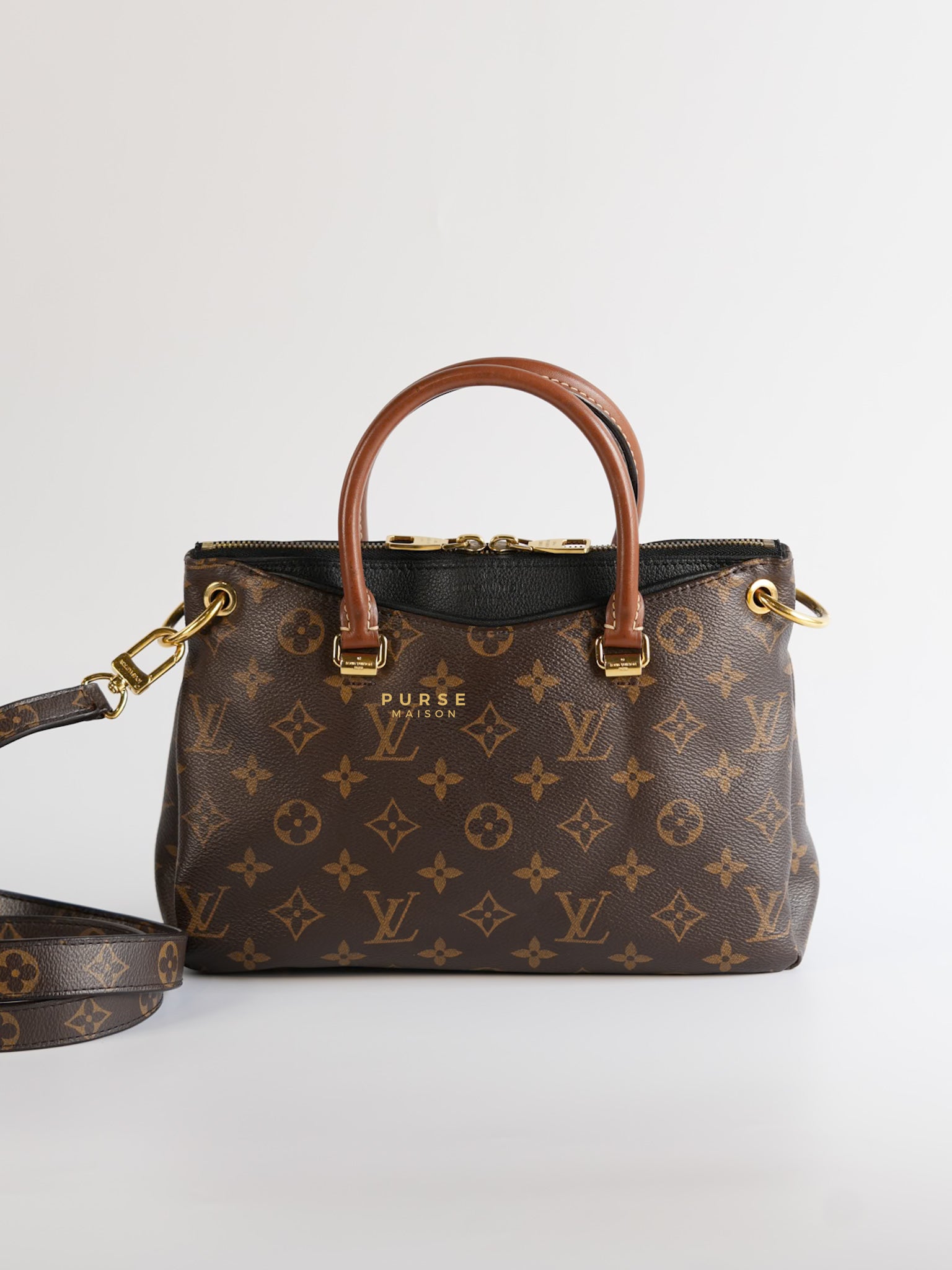 Pallas BB Monogram 2Way Black Bag (Date code: SP1135) | Purse Maison Luxury Bags Shop