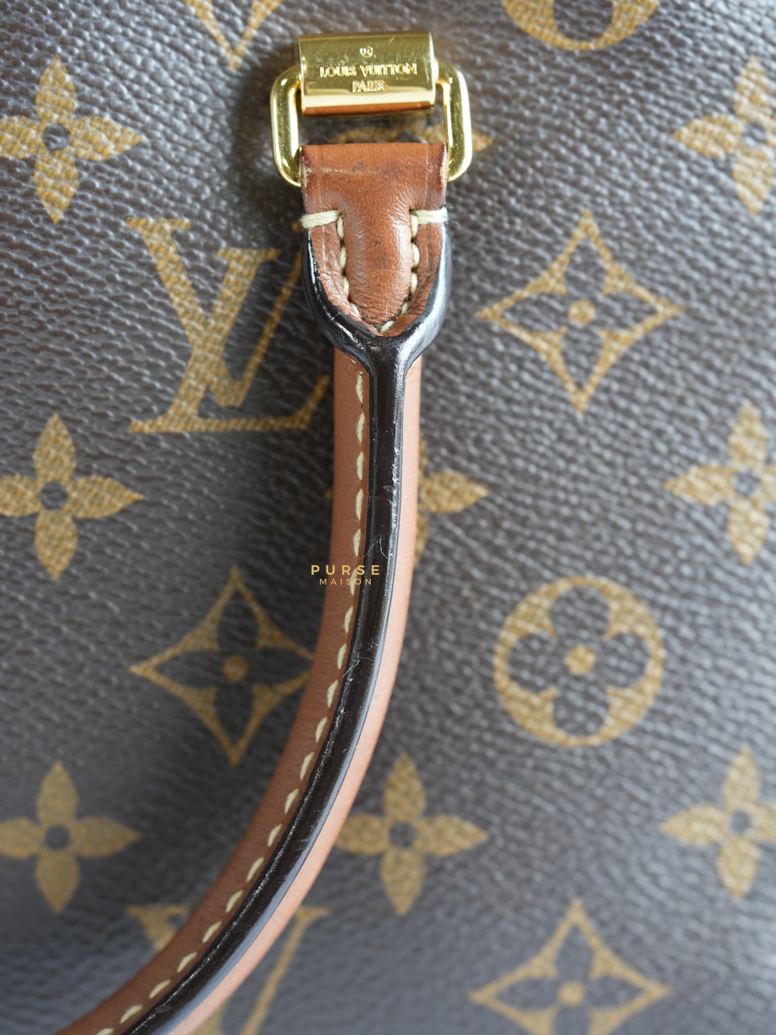 Pallas BB Monogram 2Way Black Bag (Date code: SP1135) | Purse Maison Luxury Bags Shop