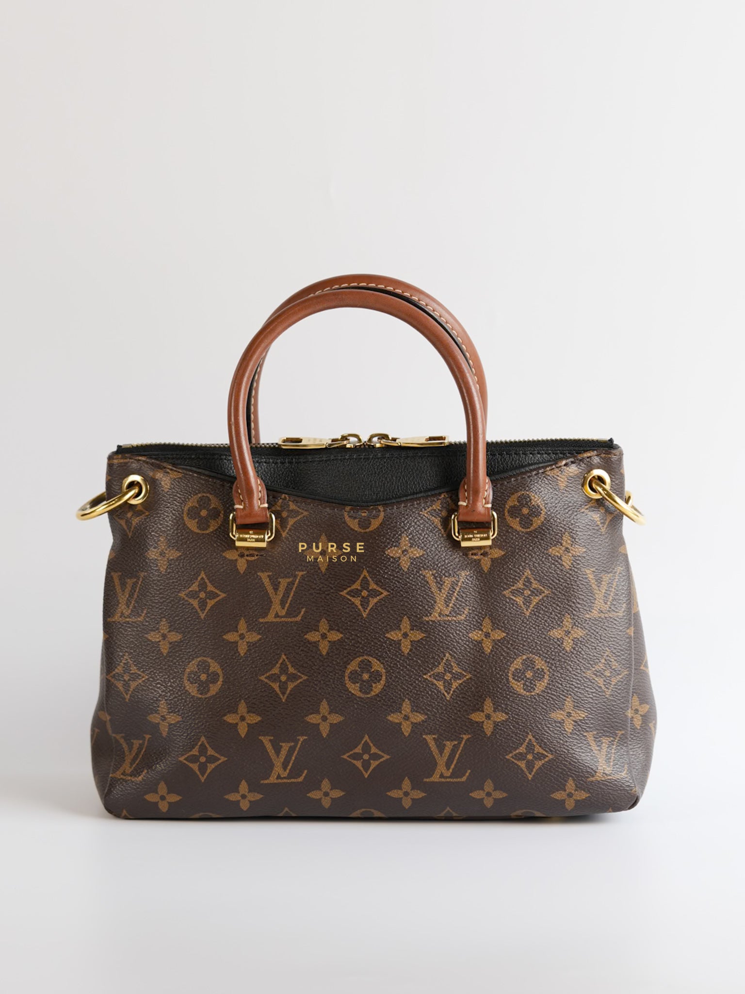 Pallas BB Monogram 2Way Black Bag (Date code: SP1135) | Purse Maison Luxury Bags Shop