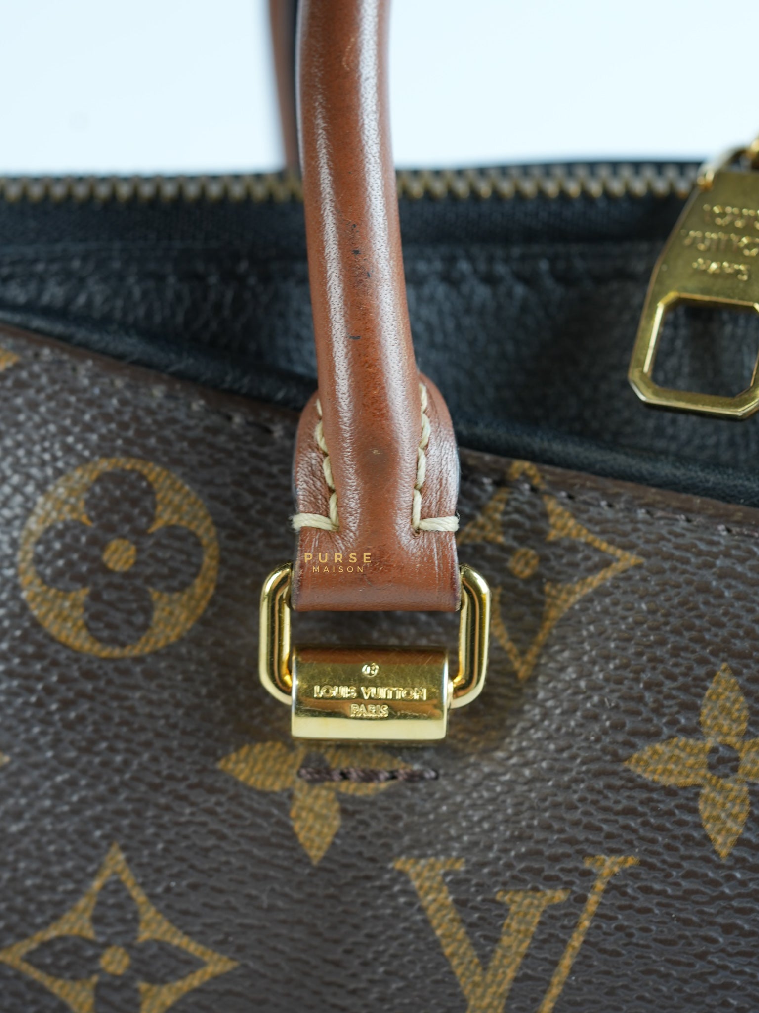 Pallas BB Monogram 2Way Black Bag (Date code: SP1135) | Purse Maison Luxury Bags Shop