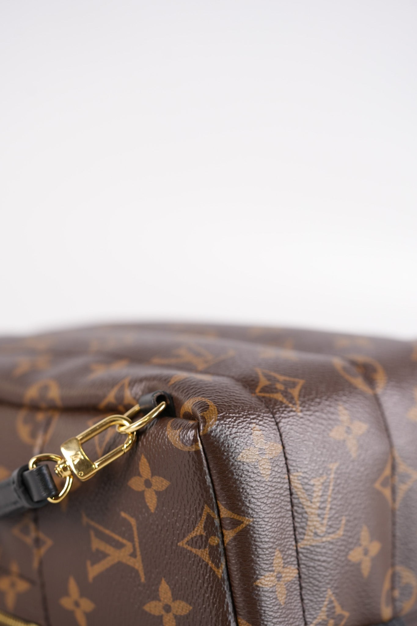 Palm Spring Mini in Monogram Canvas & Gold Hardware Microchip | Purse Maison Luxury Bags Shop