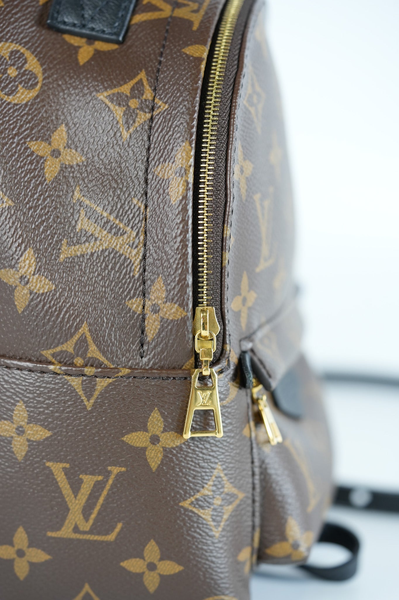 Palm Spring Mini in Monogram Canvas & Gold Hardware Microchip | Purse Maison Luxury Bags Shop