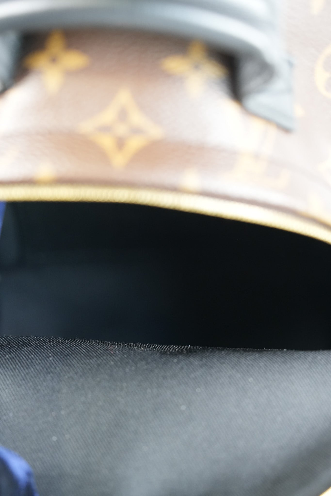 Palm Spring Mini in Monogram Canvas & Gold Hardware Microchip | Purse Maison Luxury Bags Shop