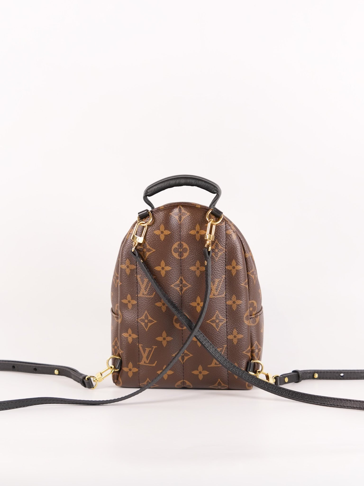 Palm Spring Mini in Monogram Canvas & Gold Hardware Microchip | Purse Maison Luxury Bags Shop
