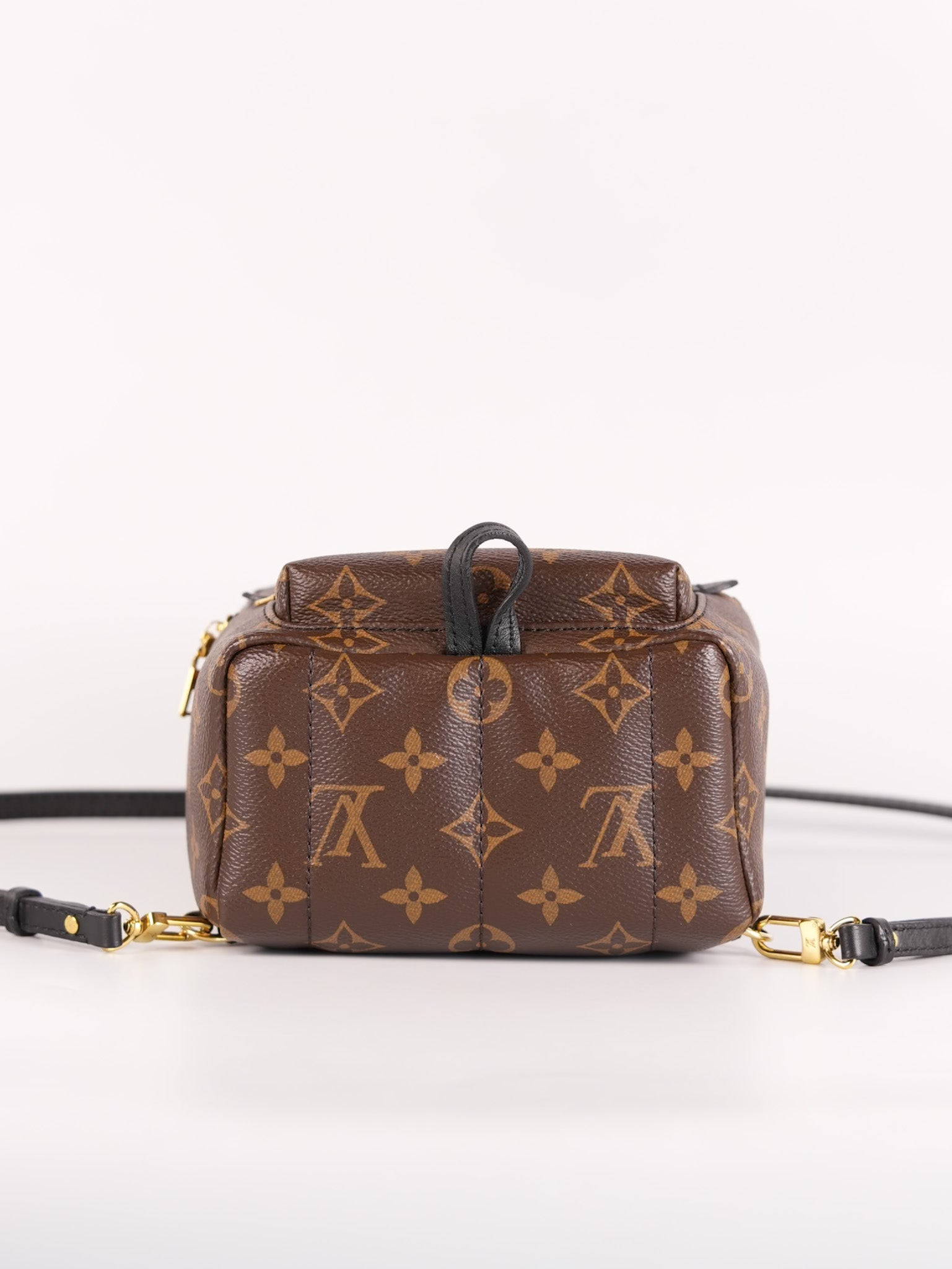 Palm Spring Mini in Monogram Canvas & Gold Hardware Microchip | Purse Maison Luxury Bags Shop
