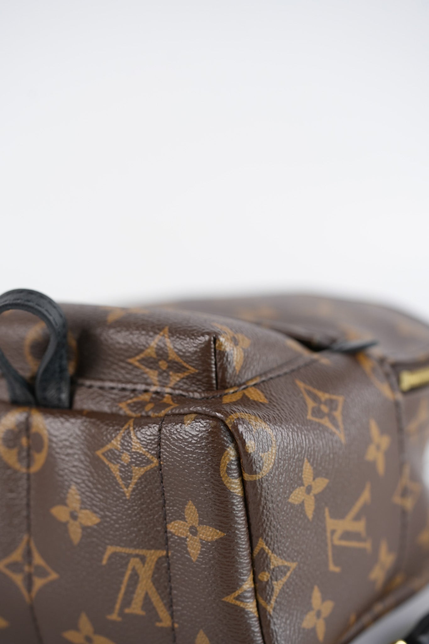 Palm Spring Mini in Monogram Canvas & Gold Hardware Microchip | Purse Maison Luxury Bags Shop