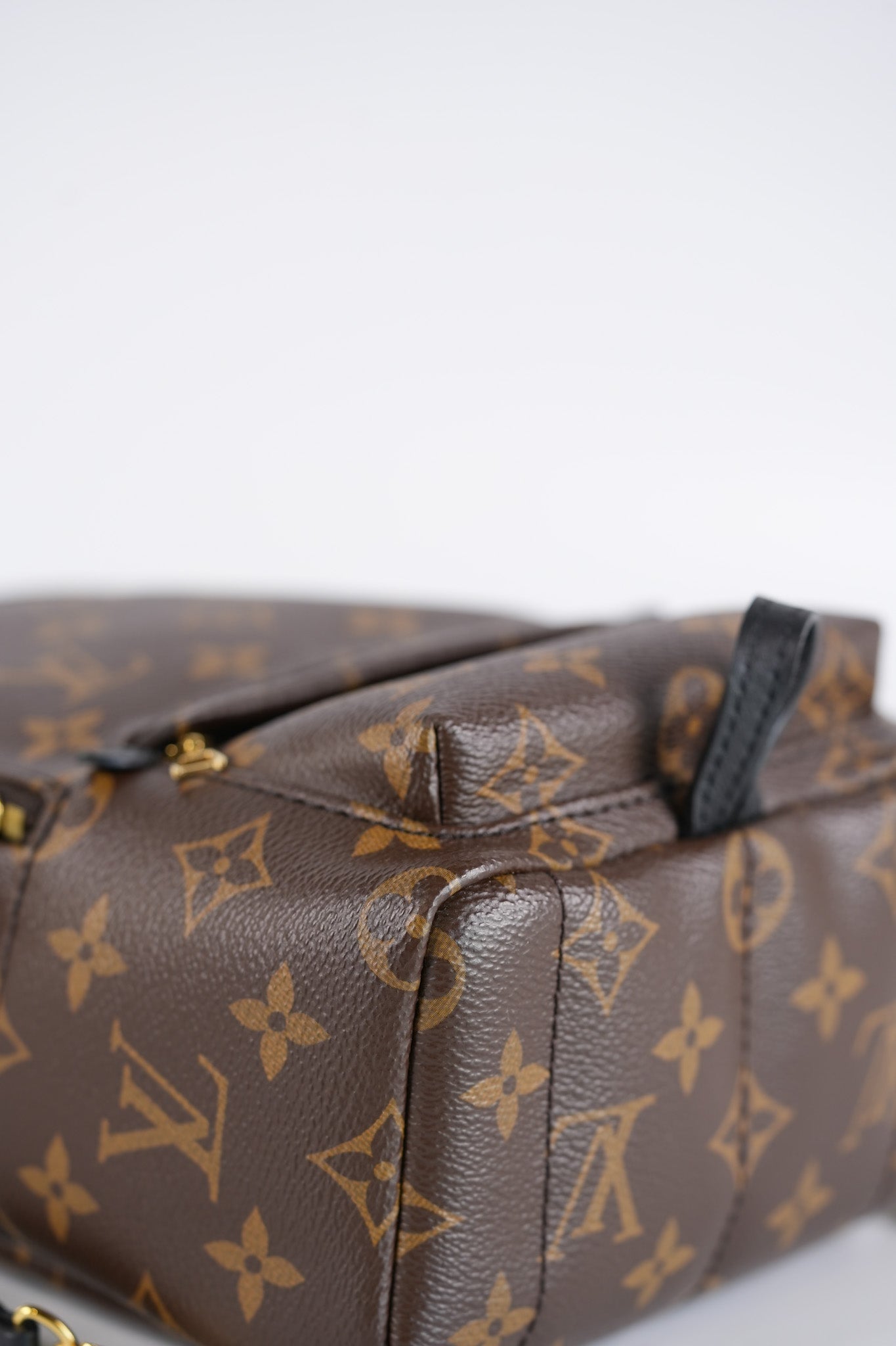 Palm Spring Mini in Monogram Canvas & Gold Hardware Microchip | Purse Maison Luxury Bags Shop