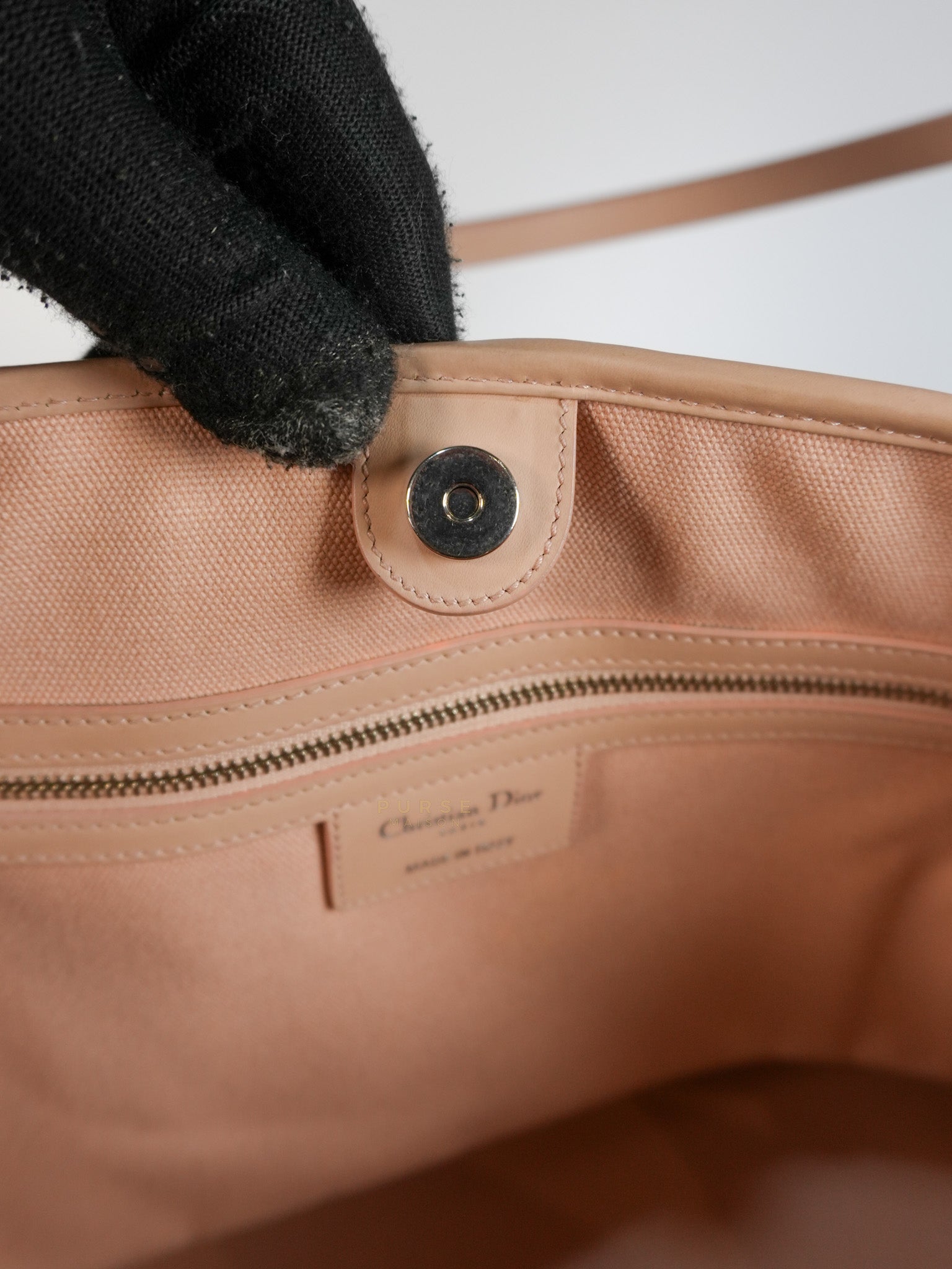 Panarea Tote Bag in Baby Pink | Purse Maison Luxury Bags Shop