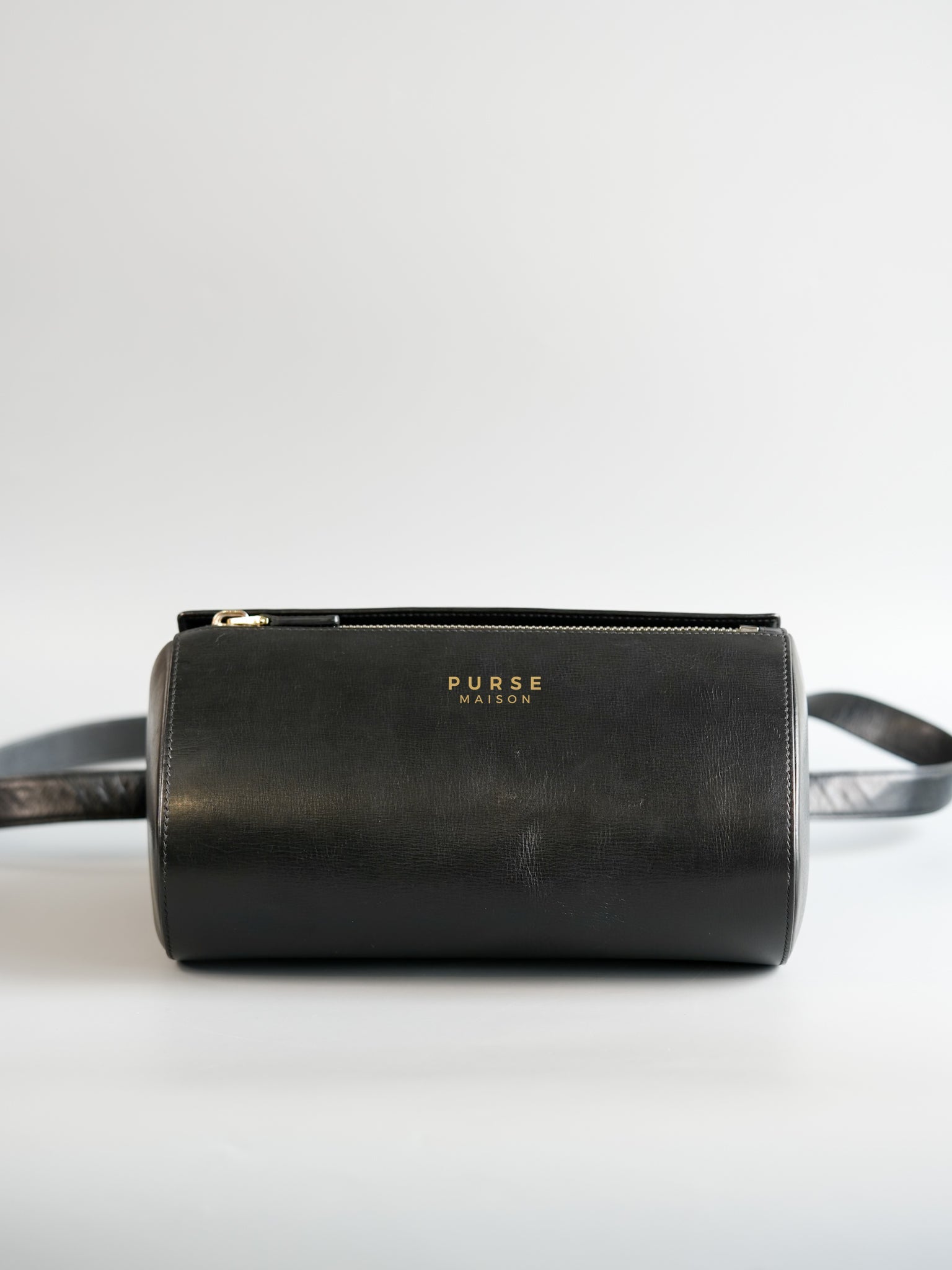 Pandora Box Medium in Black Calfskin Leather | Purse Maison Luxury Bags Shop