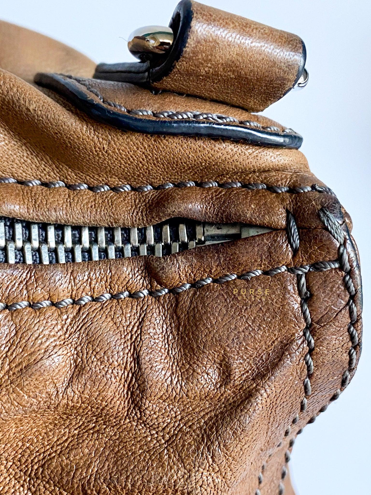 Givenchy Large Pandora Brown Bag in Sheep Leather
