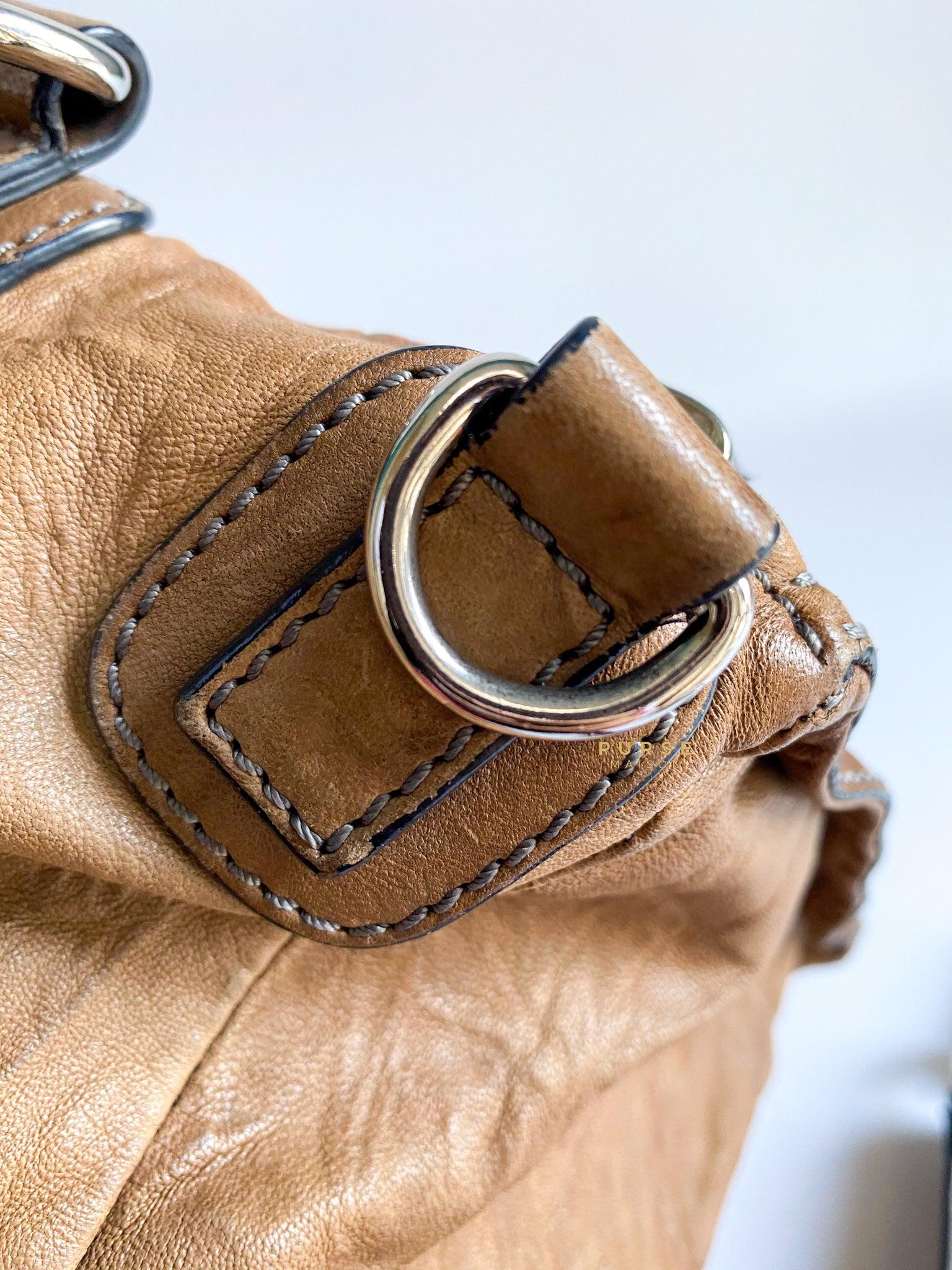 Givenchy Large Pandora Brown Bag in Sheep Leather