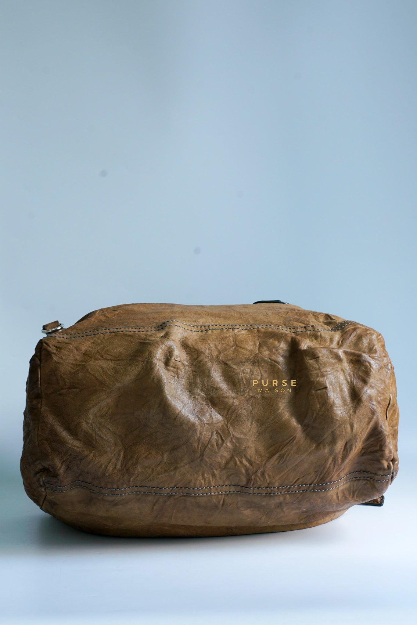Givenchy Large Pandora Brown Bag in Sheep Leather