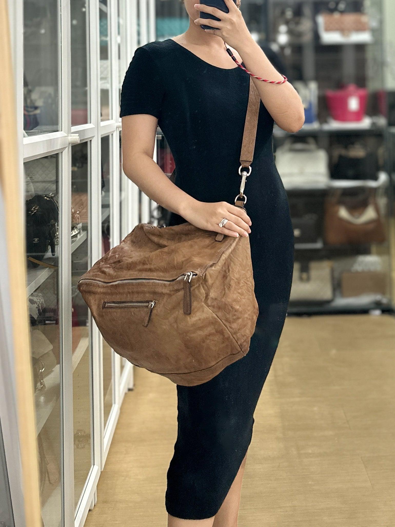 Givenchy Large Pandora Brown Bag in Sheep Leather