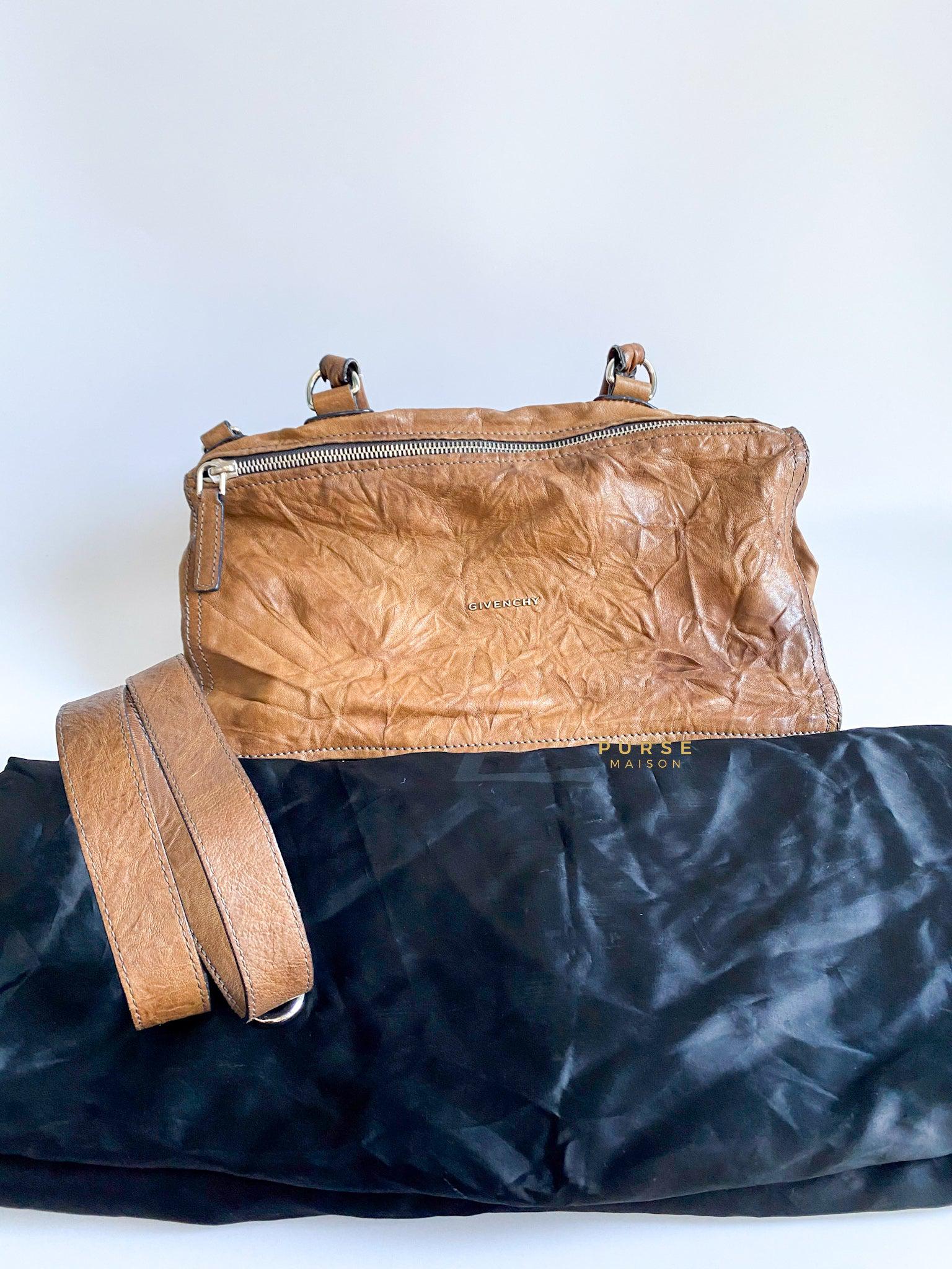 Givenchy Large Pandora Brown Bag in Sheep Leather