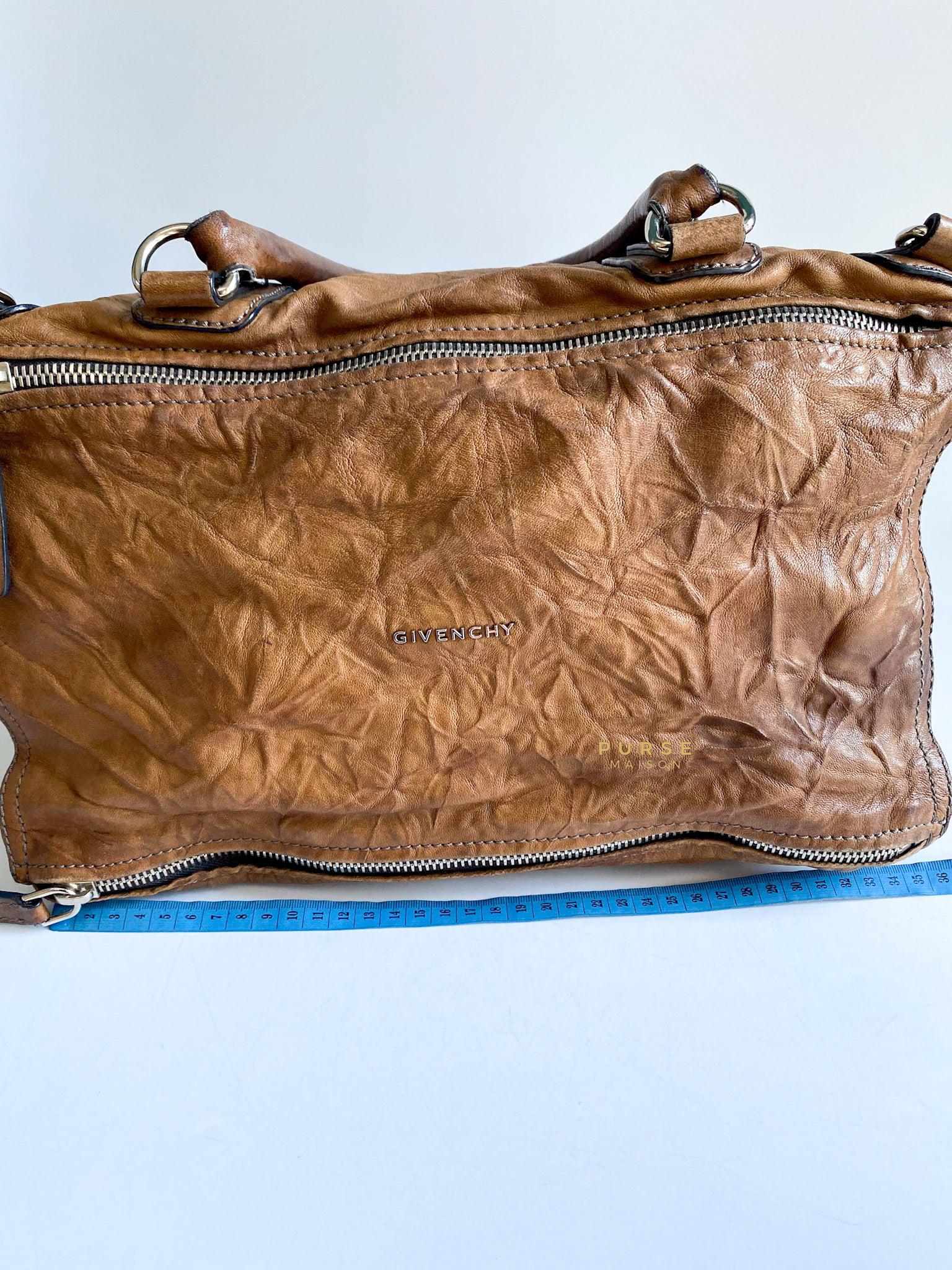 Givenchy Large Pandora Brown Bag in Sheep Leather