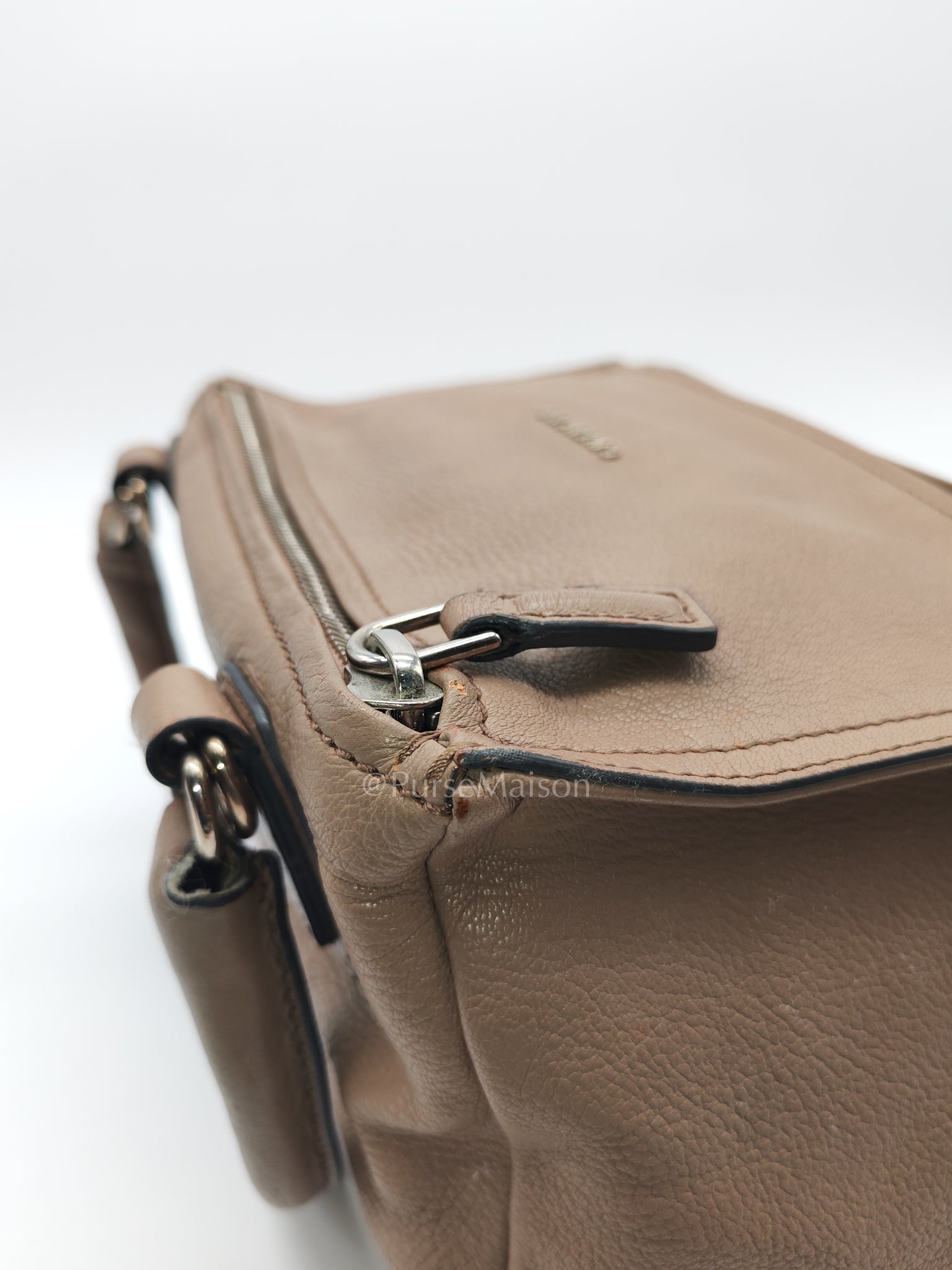 Pandora Small in Grained Goatskin Leather Crossbody Bag | Purse Maison Luxury Bags Shop