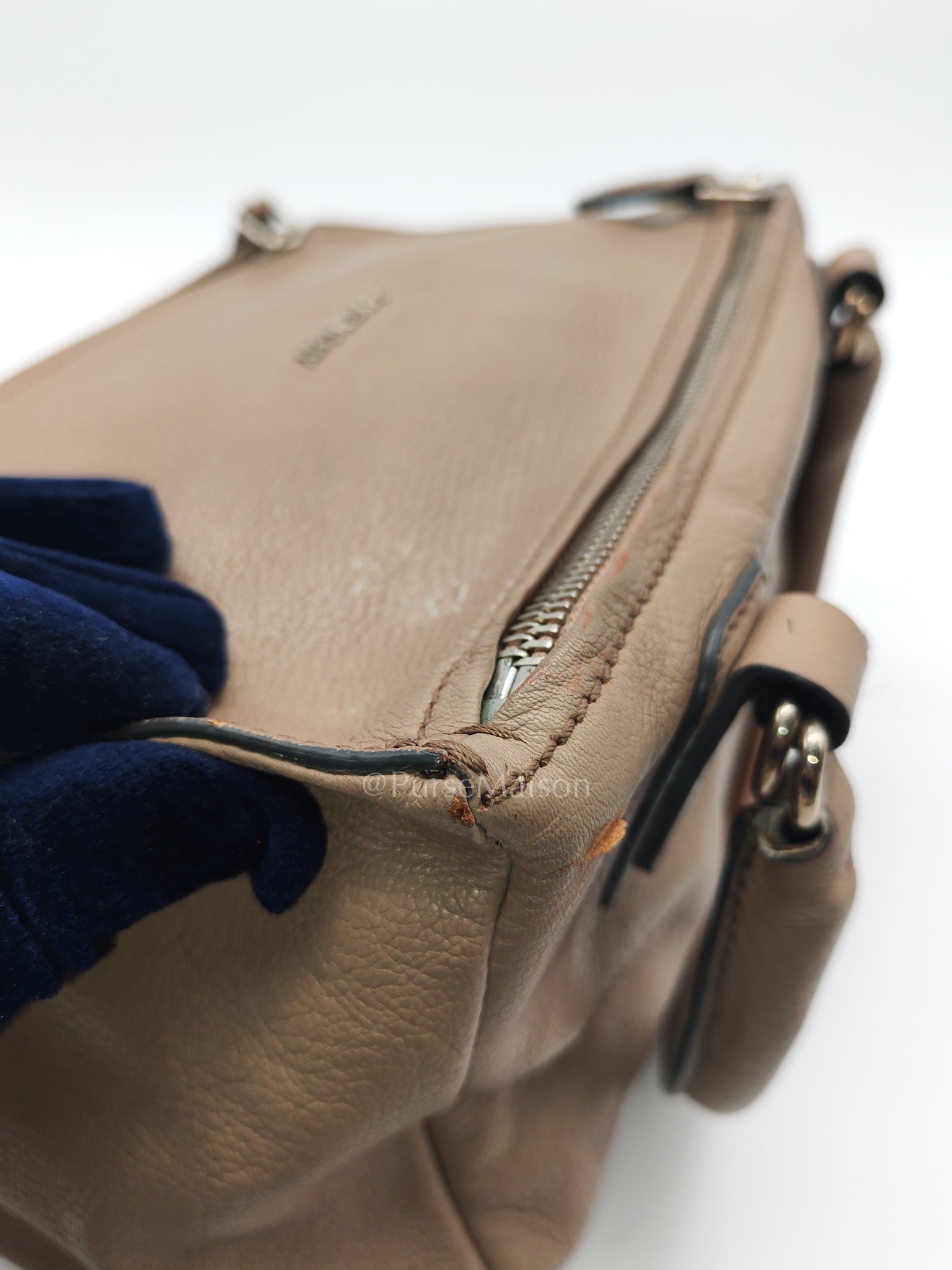 Pandora Small in Grained Goatskin Leather Crossbody Bag | Purse Maison Luxury Bags Shop