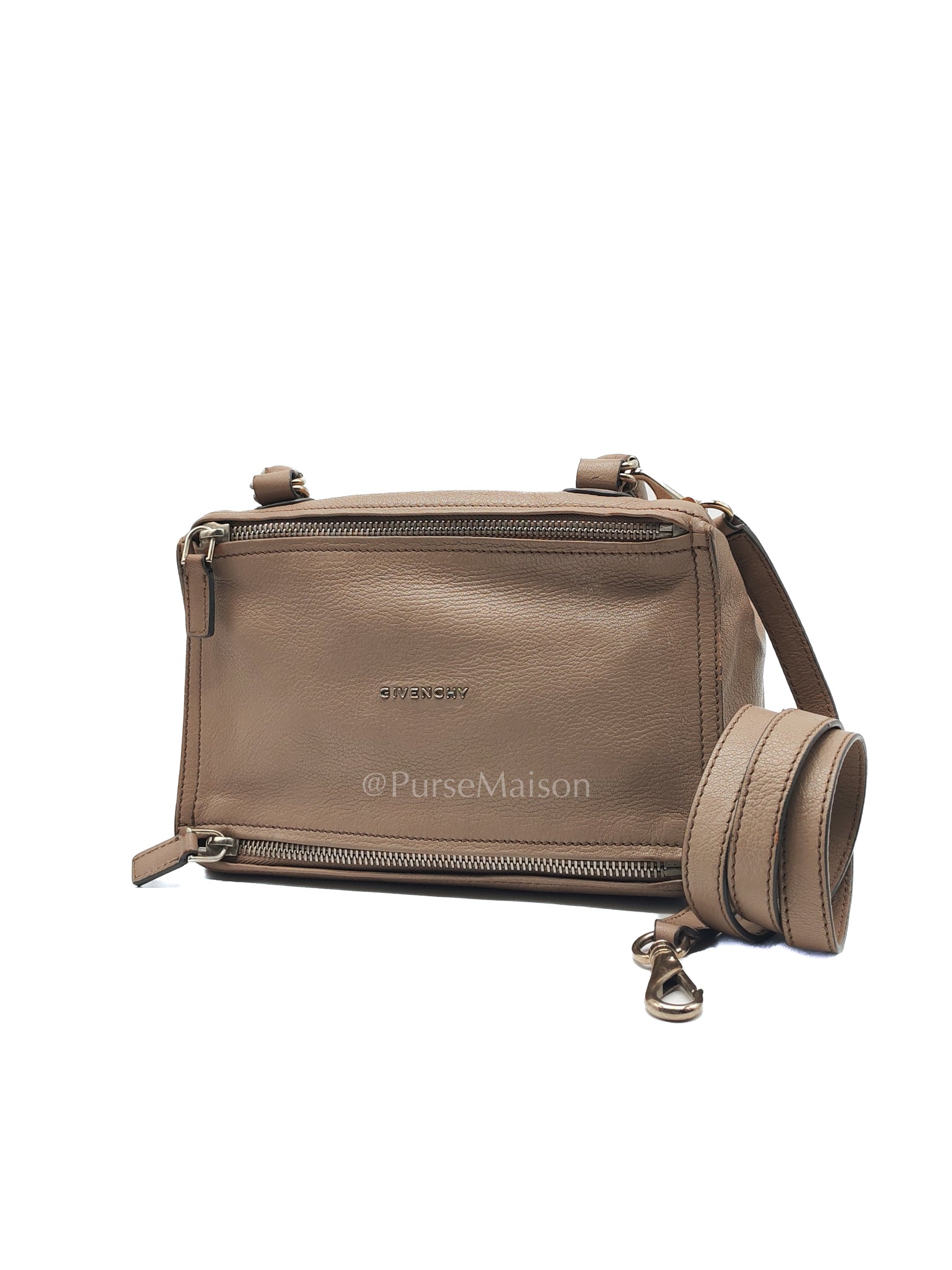 Pandora Small in Grained Goatskin Leather Crossbody Bag | Purse Maison Luxury Bags Shop