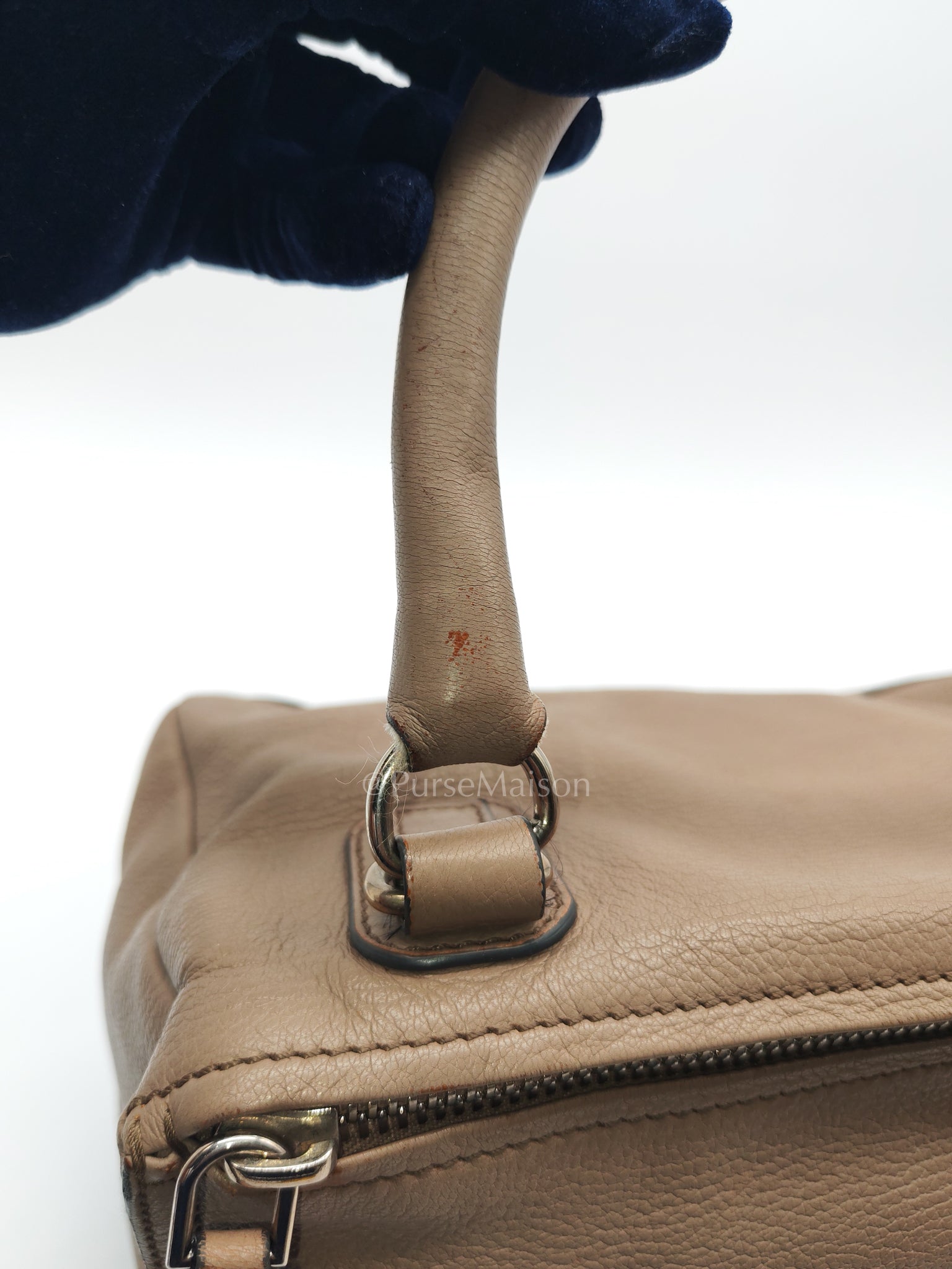 Pandora Small in Grained Goatskin Leather Crossbody Bag | Purse Maison Luxury Bags Shop