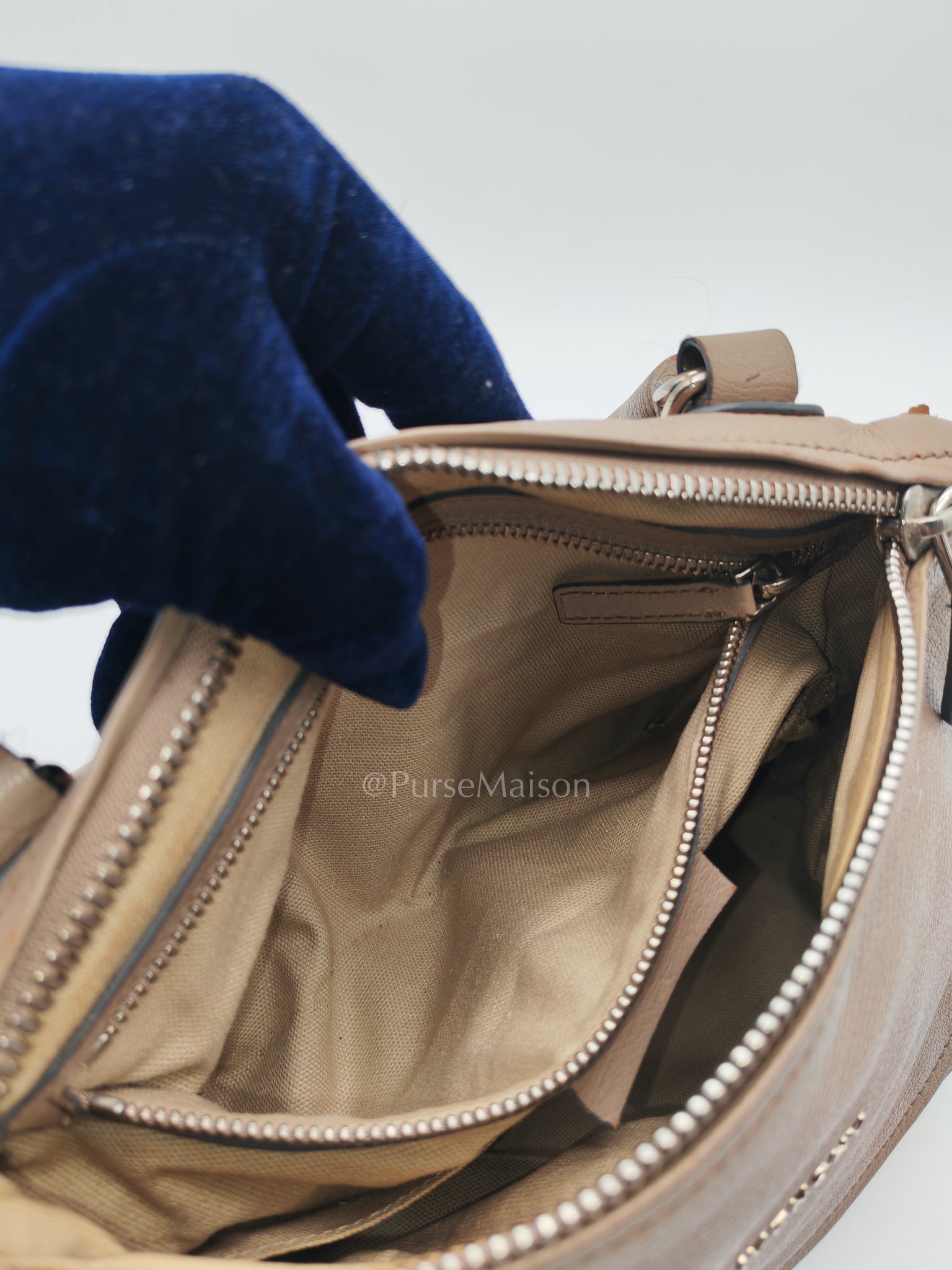 Pandora Small in Grained Goatskin Leather Crossbody Bag | Purse Maison Luxury Bags Shop