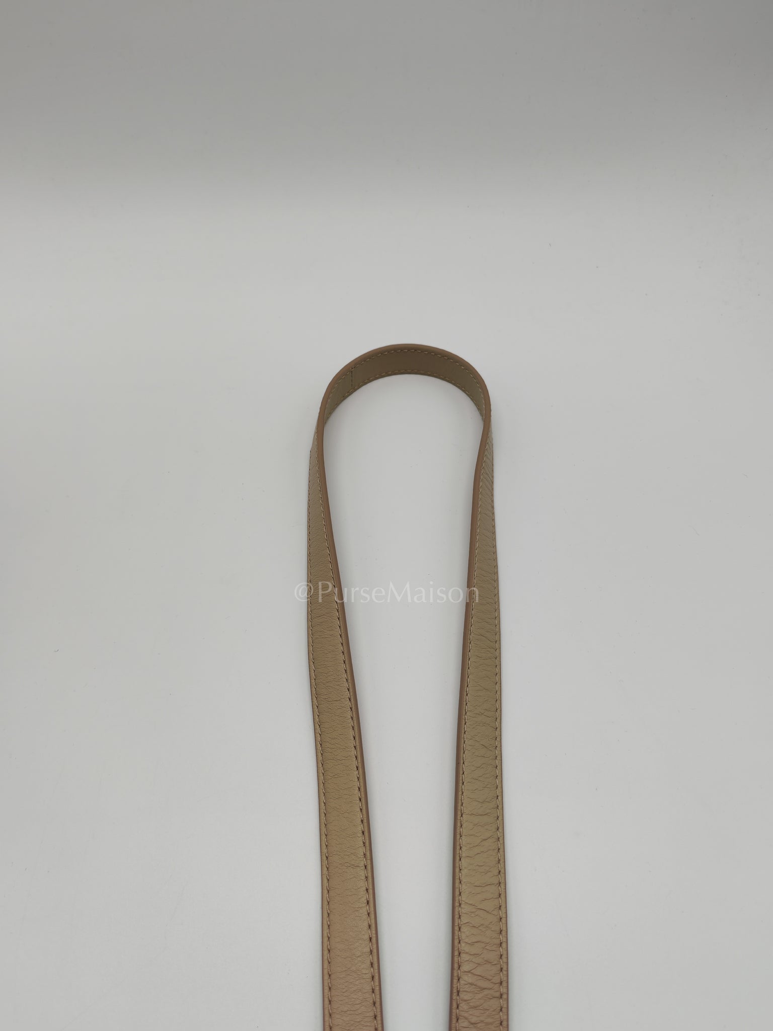 Pandora Small in Natural Beige Calfskin Leather Gold Hardware | Purse Maison Luxury Bags Shop