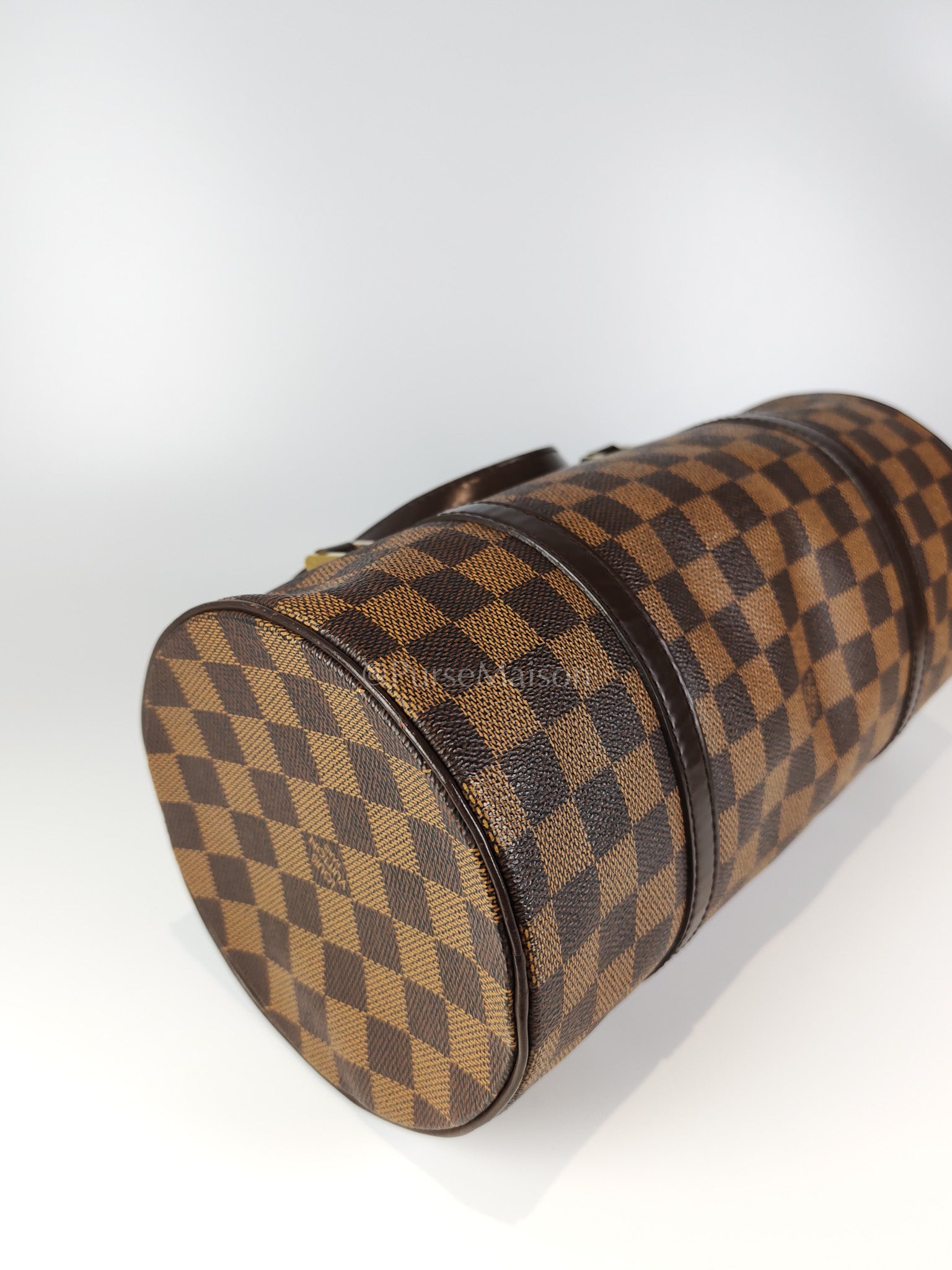 Papillon 30 In Damier Ebene Canvas Shoulder Bag | Purse Maison Luxury Bags Shop