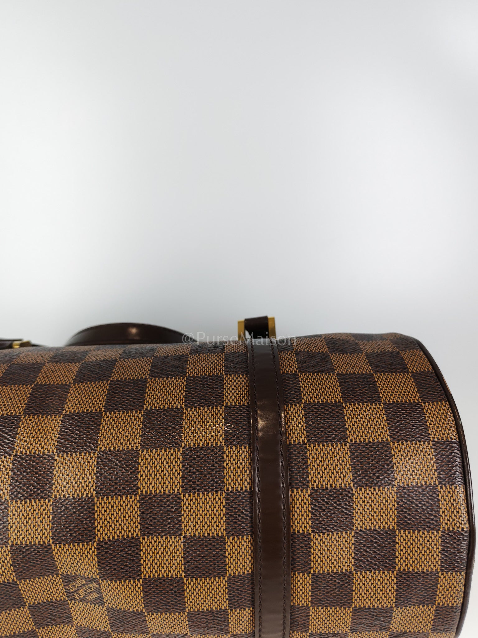 Papillon 30 In Damier Ebene Canvas Shoulder Bag | Purse Maison Luxury Bags Shop