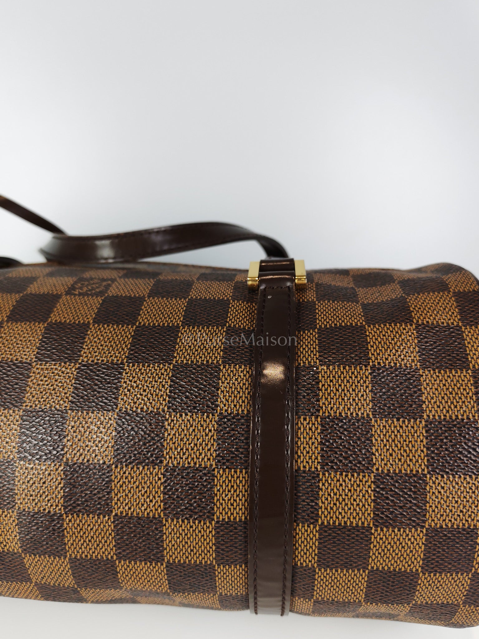 Papillon 30 In Damier Ebene Canvas Shoulder Bag | Purse Maison Luxury Bags Shop