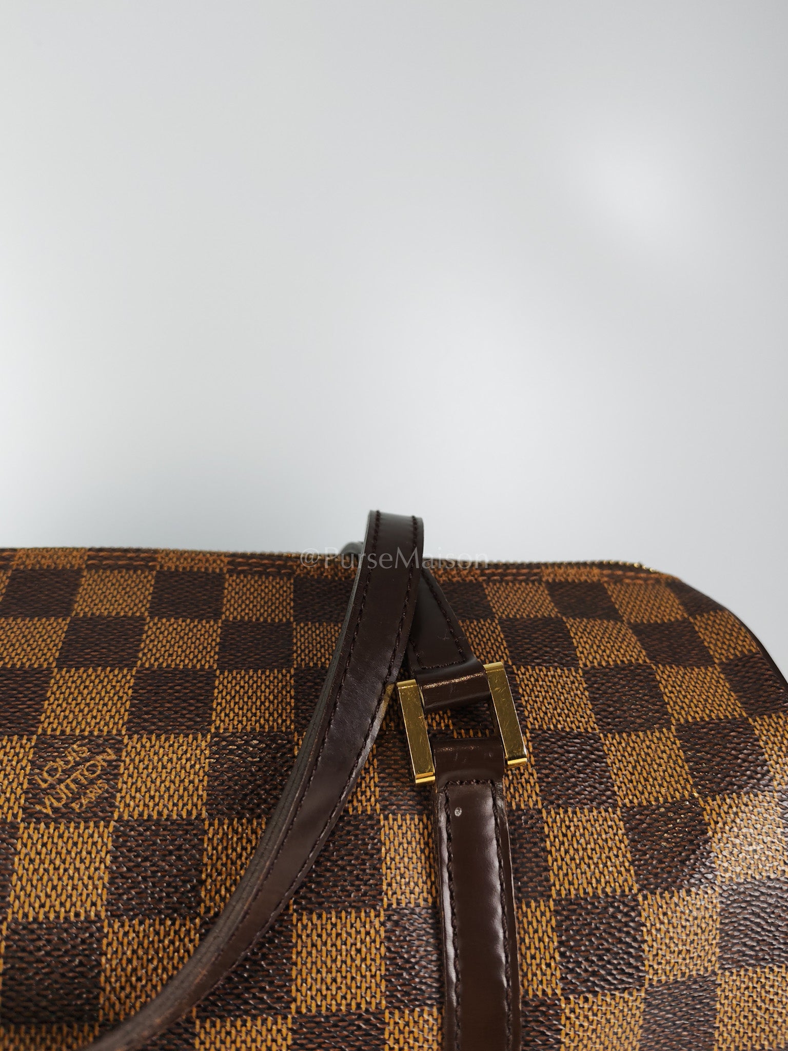 Papillon 30 In Damier Ebene Canvas Shoulder Bag | Purse Maison Luxury Bags Shop