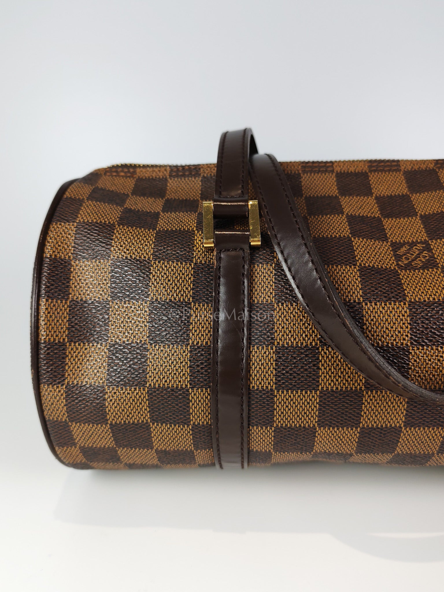 Papillon 30 In Damier Ebene Canvas Shoulder Bag | Purse Maison Luxury Bags Shop