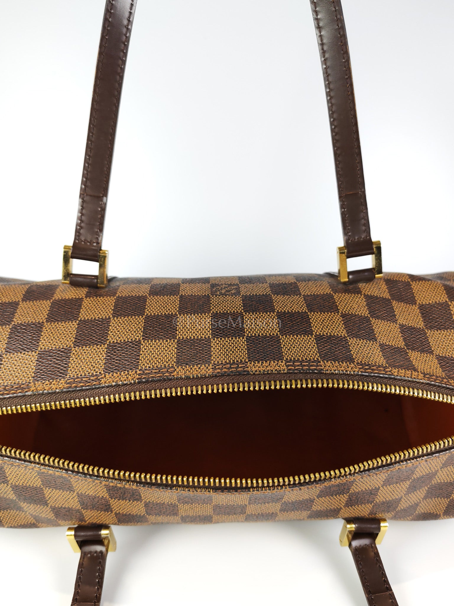 Papillon 30 In Damier Ebene Canvas Shoulder Bag | Purse Maison Luxury Bags Shop