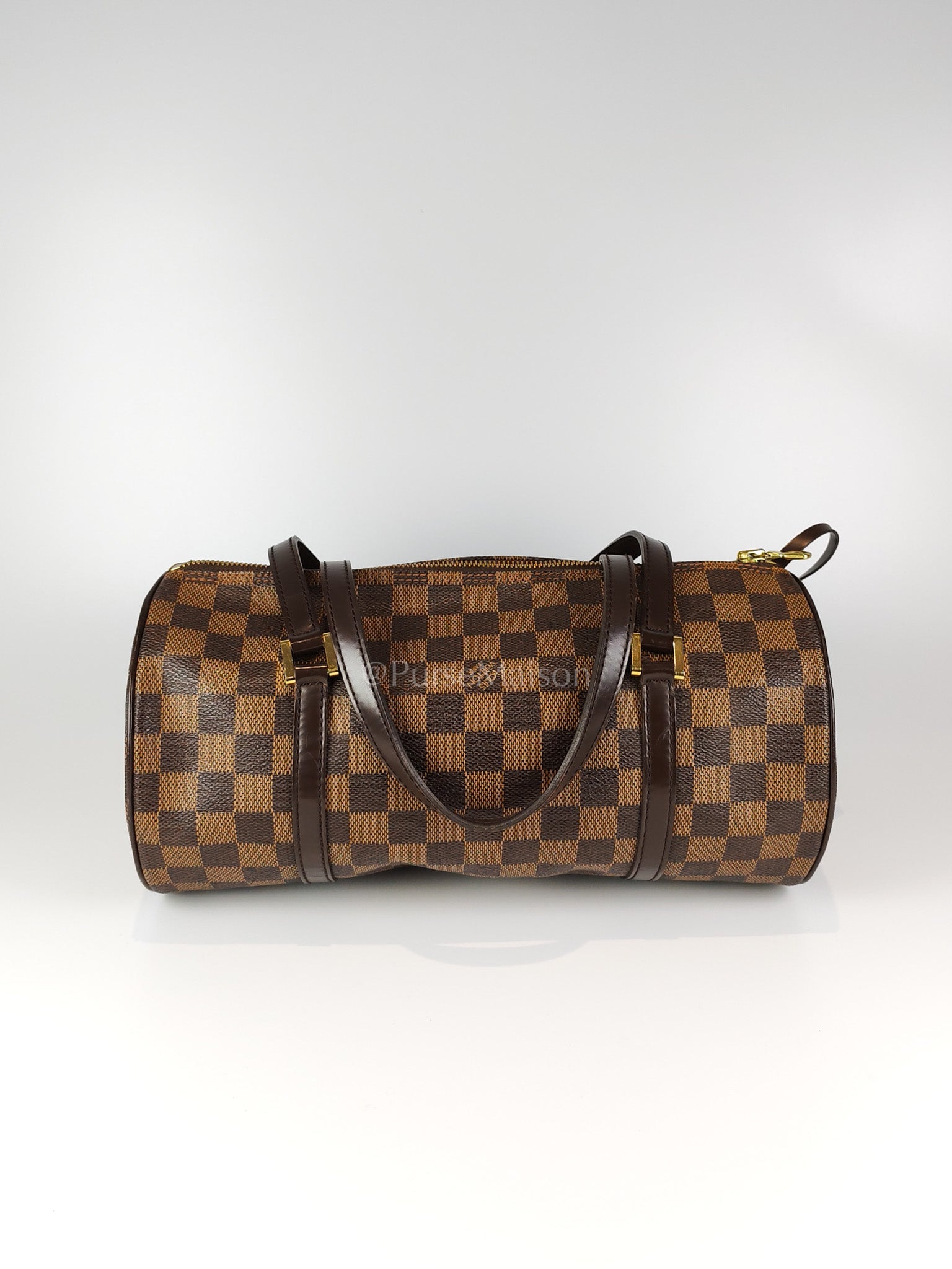 Papillon 30 In Damier Ebene Canvas Shoulder Bag | Purse Maison Luxury Bags Shop