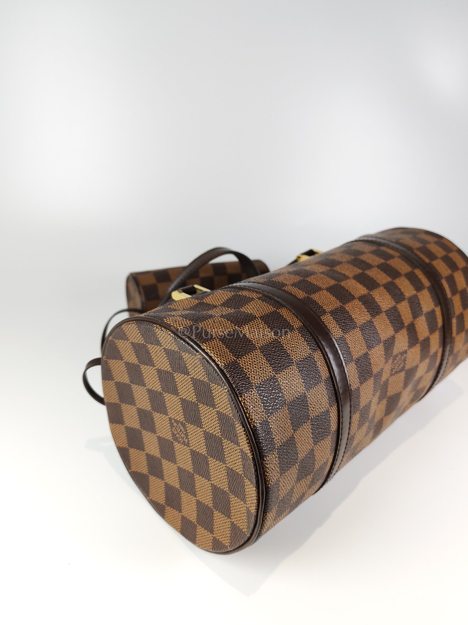 Papillon 30 In Damier Ebene Canvas Shoulder Bag | Purse Maison Luxury Bags Shop