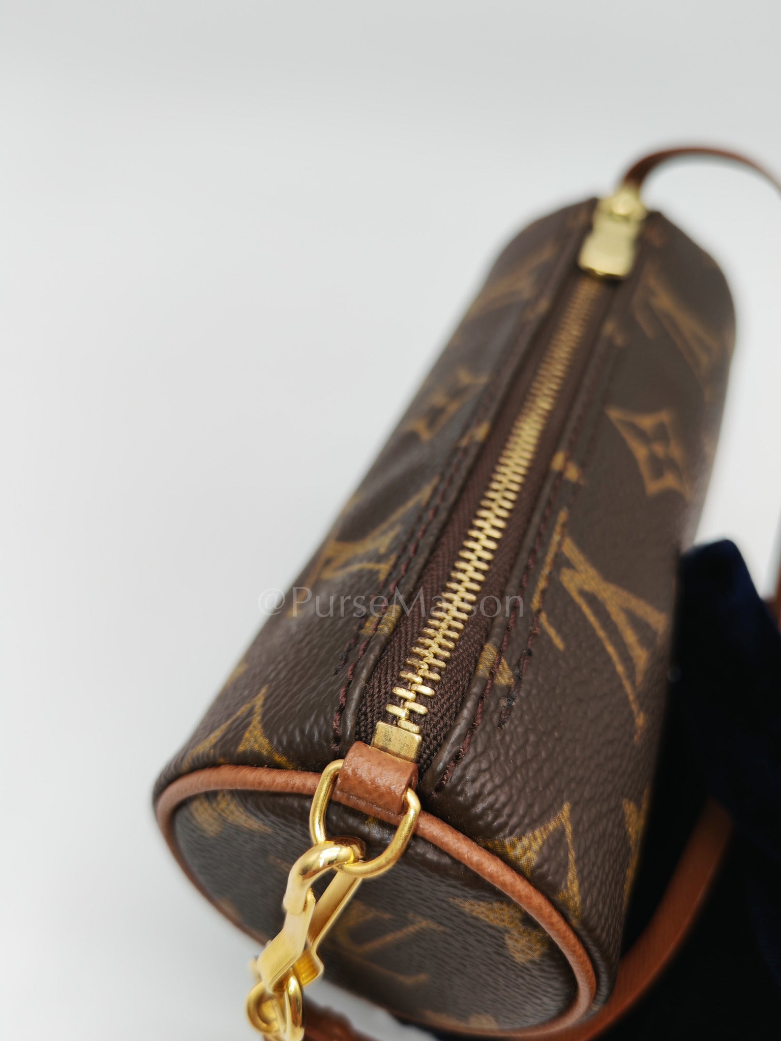 Papillon Mini Pochette in Monogram Canvas & Gold Hardware | Purse Maison Luxury Bags Shop