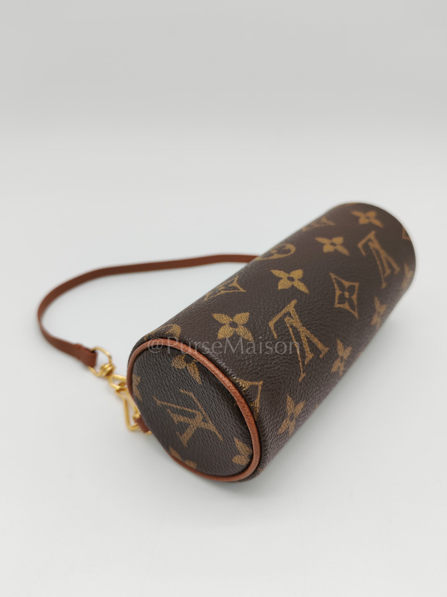 Papillon Mini Pochette in Monogram Canvas & Gold Hardware | Purse Maison Luxury Bags Shop