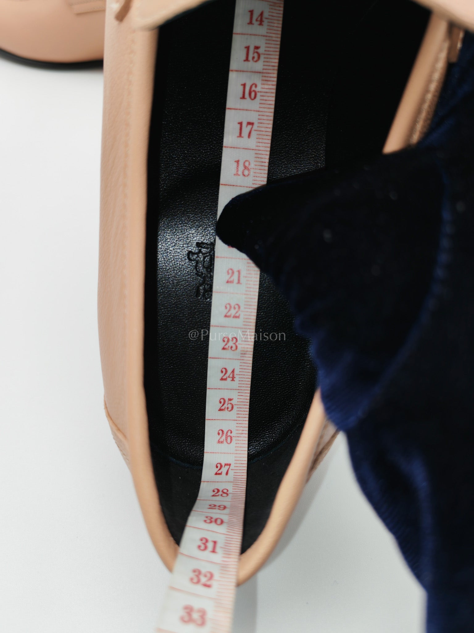 Paris Loafers Chevre Beige Size 39.5 EU (26 cm) | Purse Maison Luxury Bags Shop