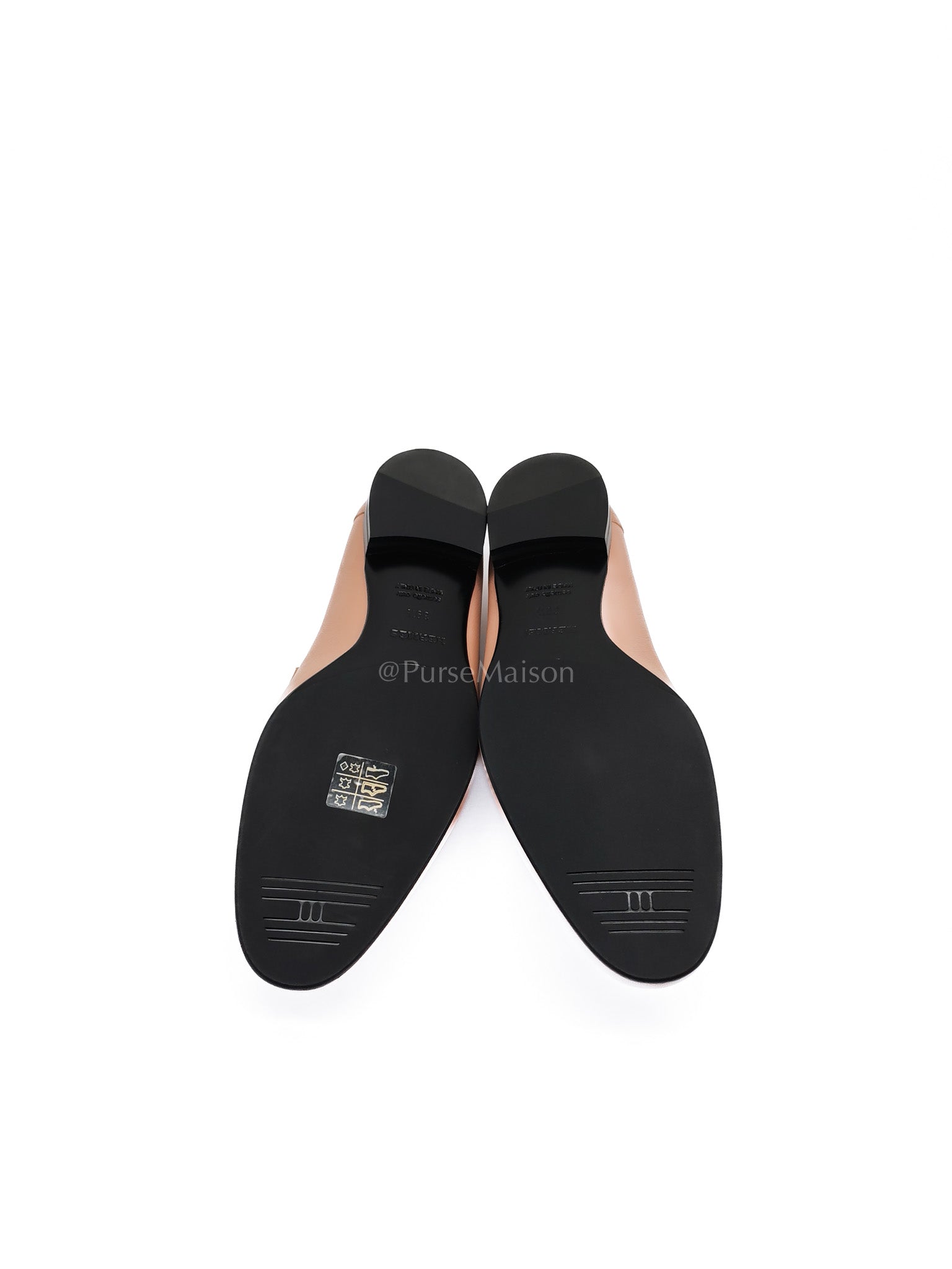 Paris Loafers Chevre Beige Size 39.5 EU (26 cm) | Purse Maison Luxury Bags Shop