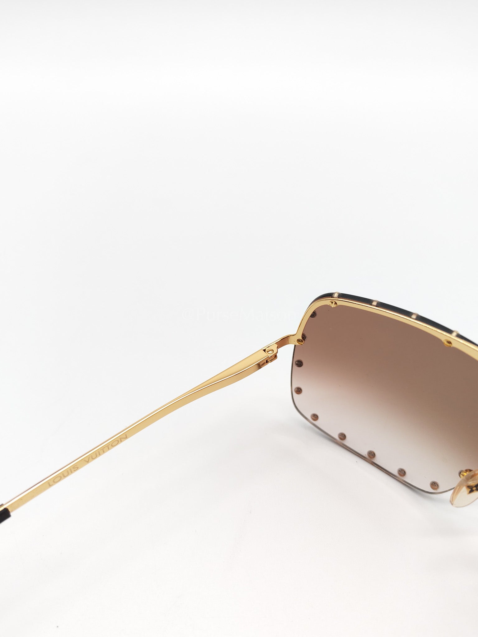 Party Square Sunglasses Women's Brown | Purse Maison Luxury Bags Shop