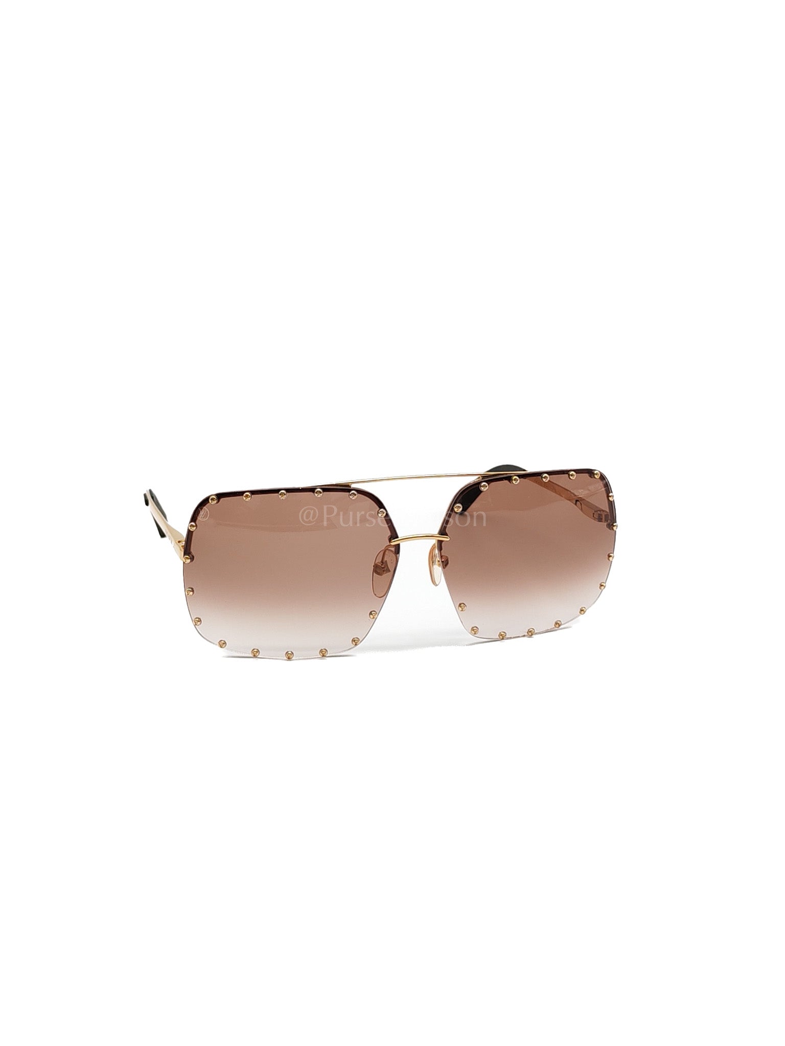 Party Square Sunglasses Women's Brown | Purse Maison Luxury Bags Shop