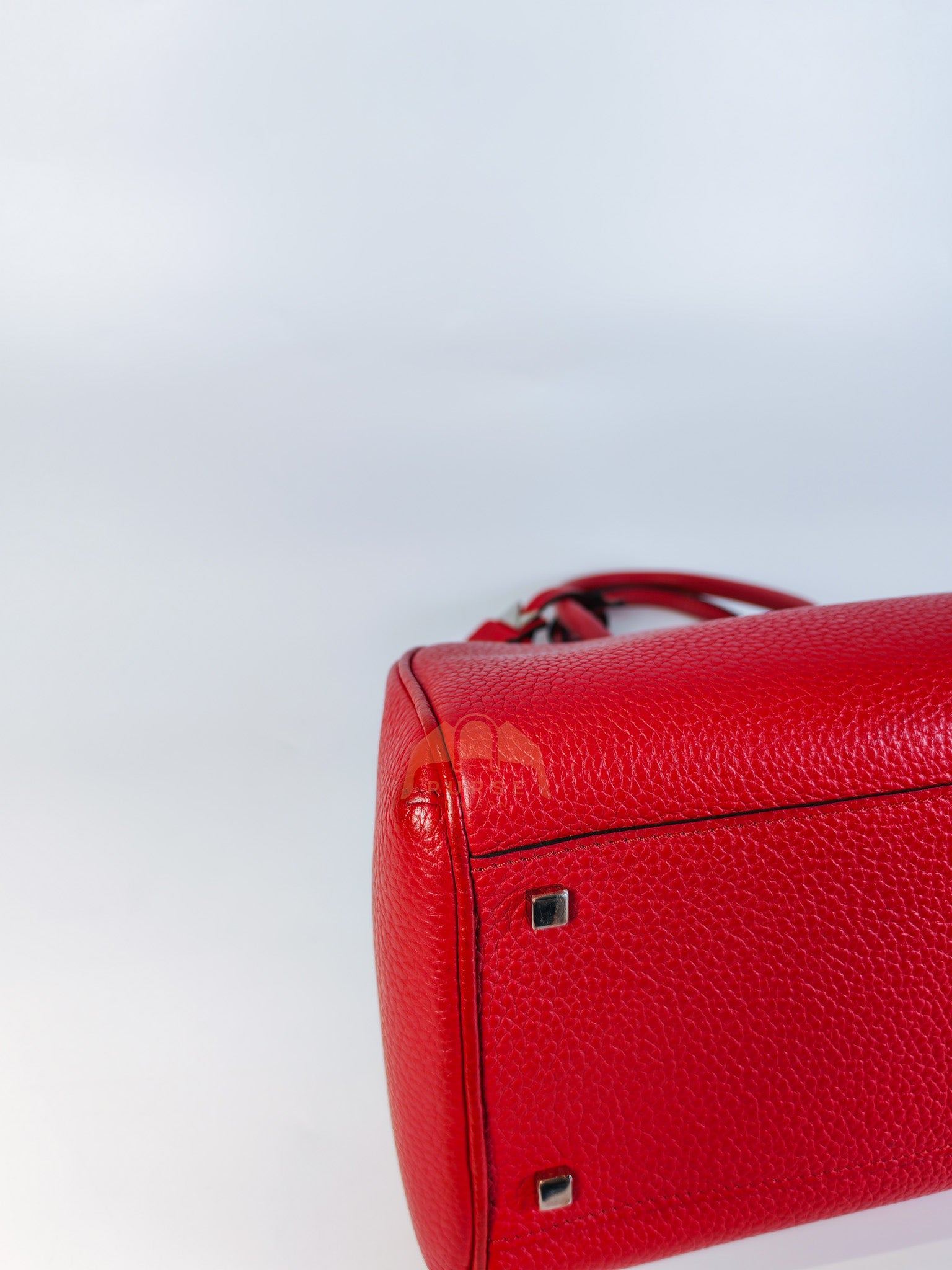 Pauline Bag Petit in Red Grained Taurillon Leather | Purse Maison Luxury Bags Shop